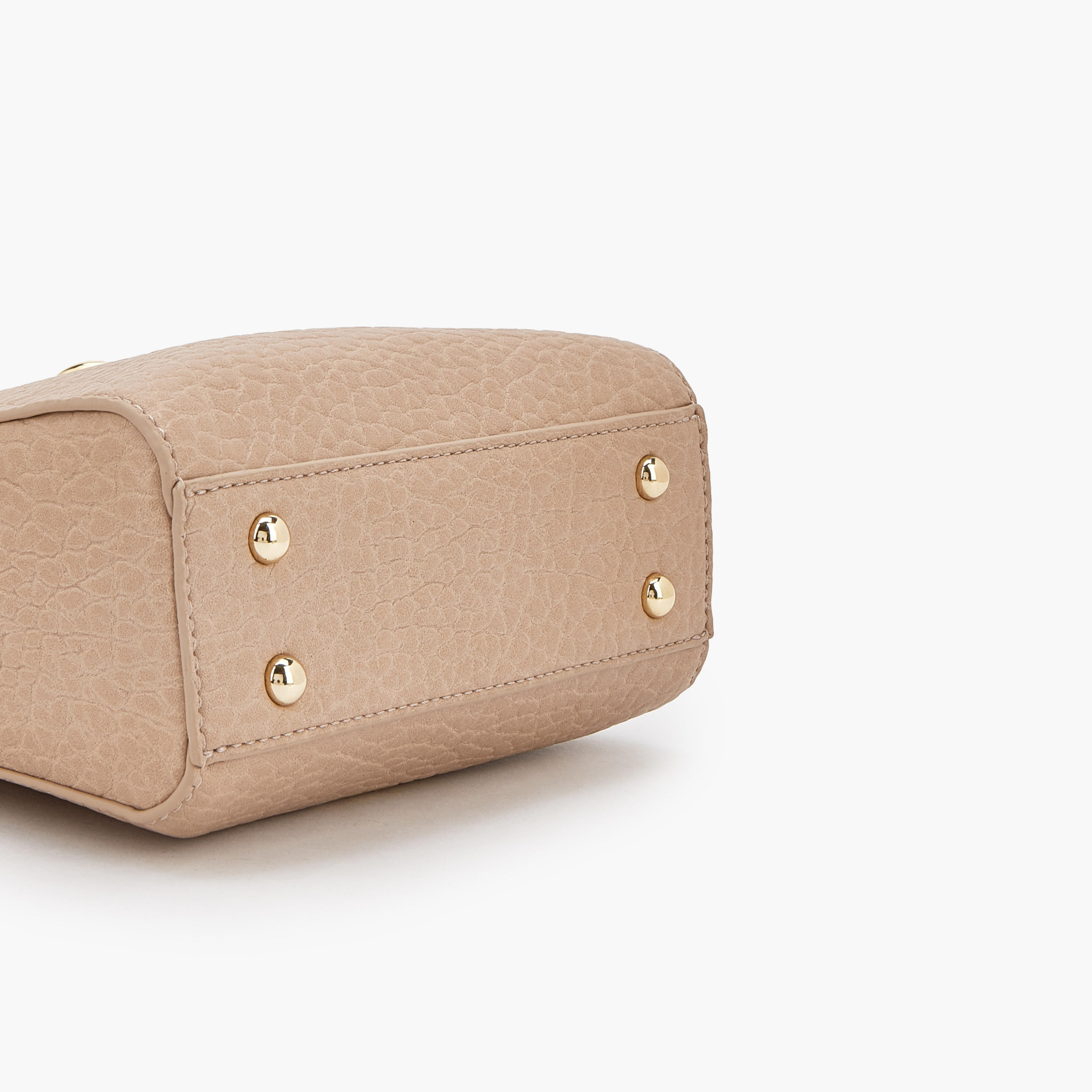 شنطة توتي صغيرة بارزة الملمس بوشاح من لو كونفورت-women-bagsandwallets-handbags-image-6