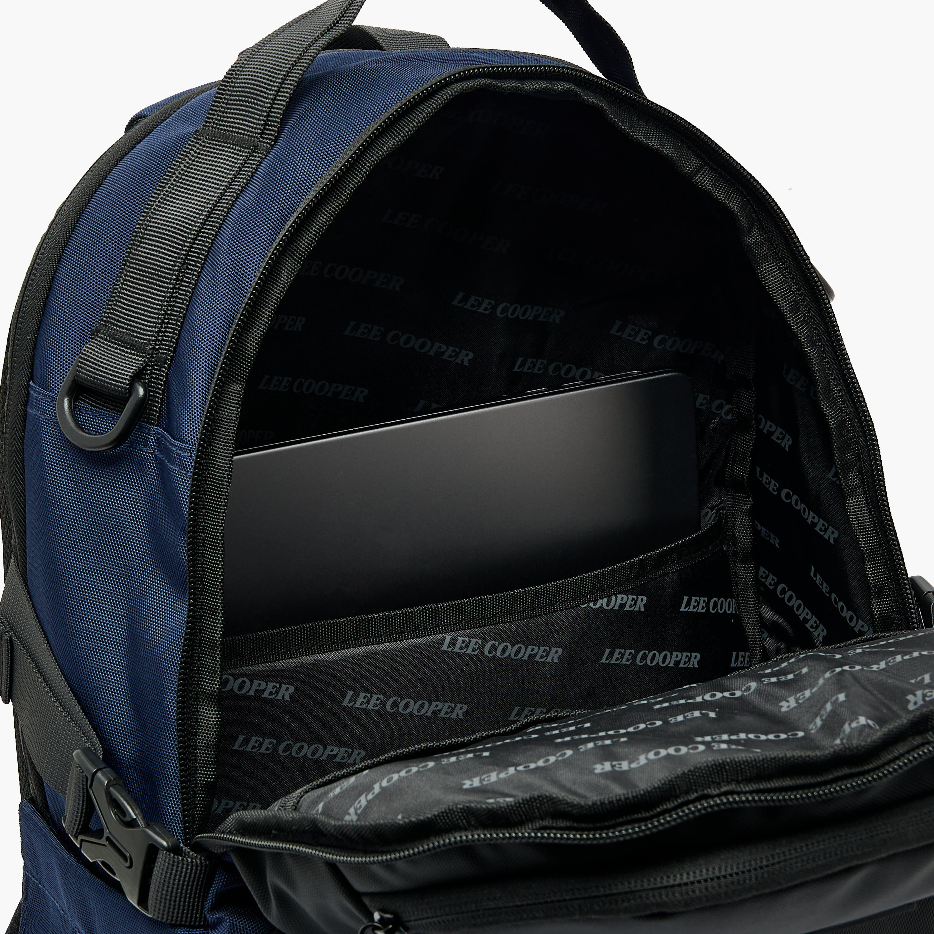 شنطة ظهر مخططة للأطفال من 13 سنة فما فوق مع أحزمة كتف مبطنة من لي كوبر-boys-accessories-bagsandbackpacks-image-3