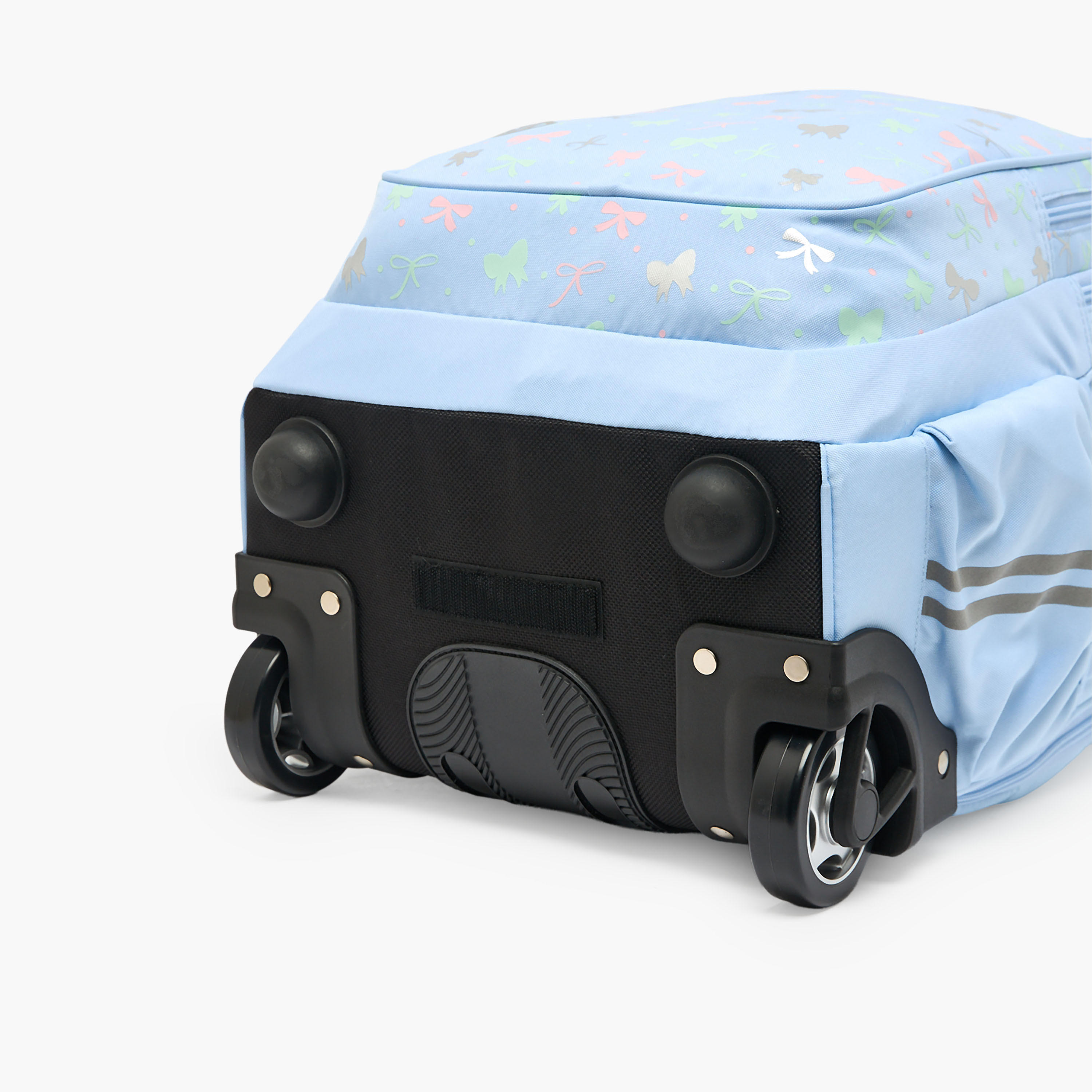 St.Right Bow Print Trolley Backpack for Girls 8-13 Years with Retractable Handle - 18 inch-school-bagsandbackpacks-trolleybags-image-11
