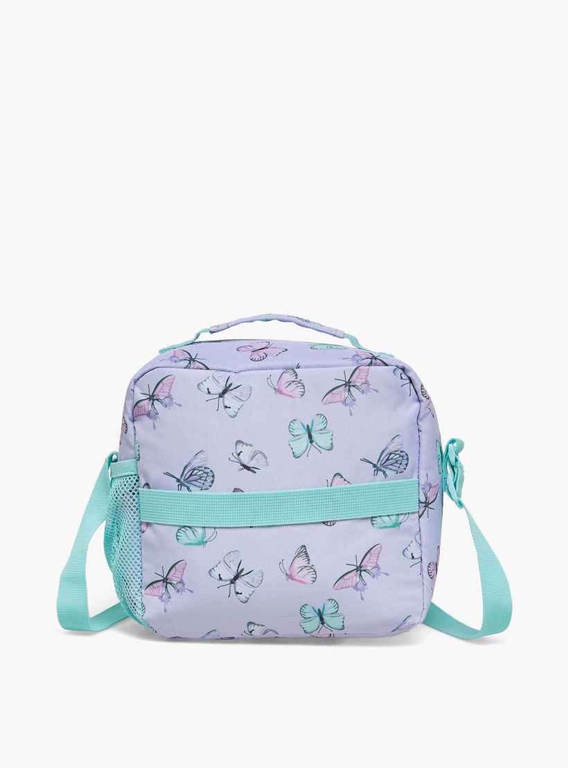 St.Right Butterfly Print Lunch Bag for Girls 8-13 Years with Adjustable Strap-school-lunchessentials-lunchbags-image-9