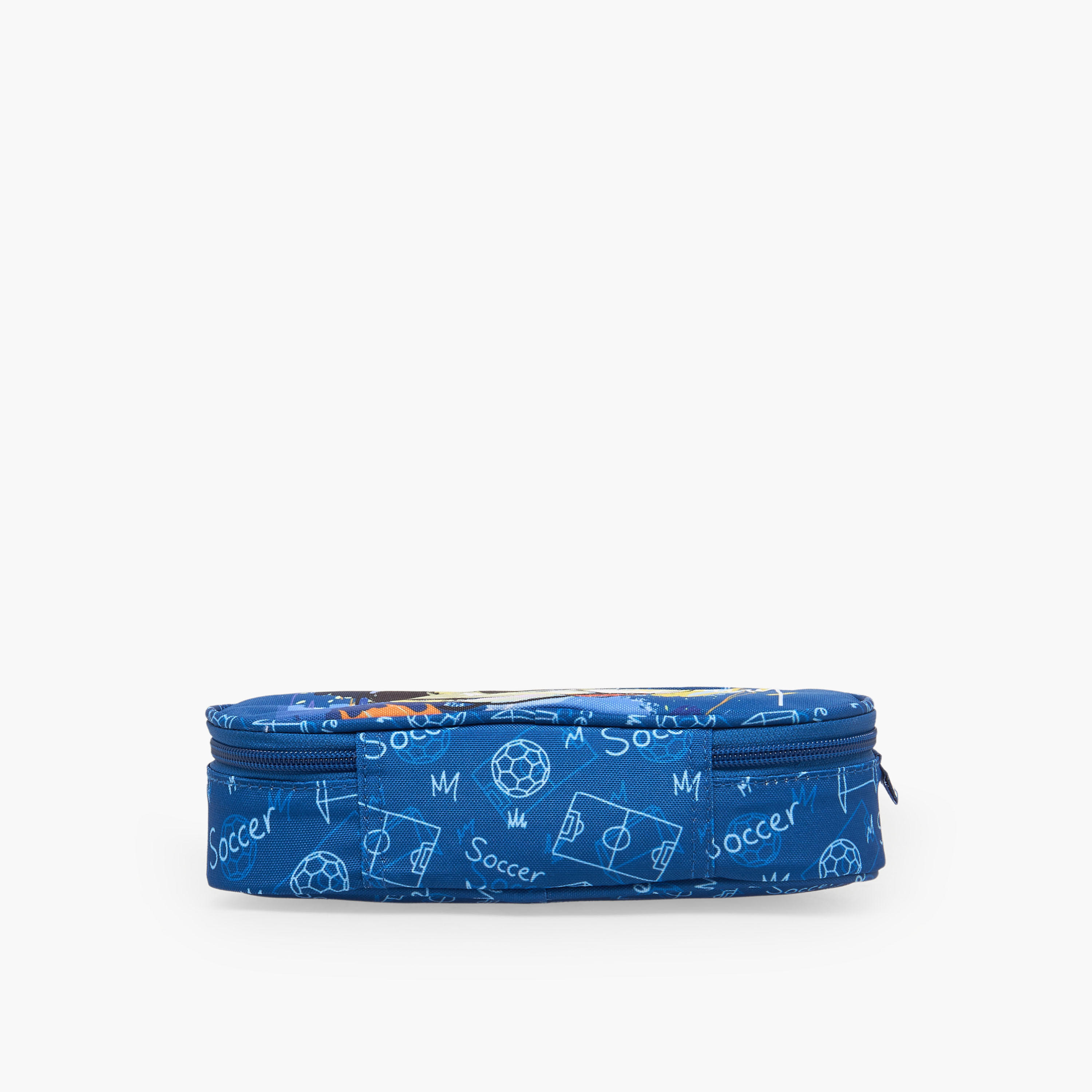 St.Right Football Print Pencil Case with Zip Closure-school-stationery-pencilcases-image-3