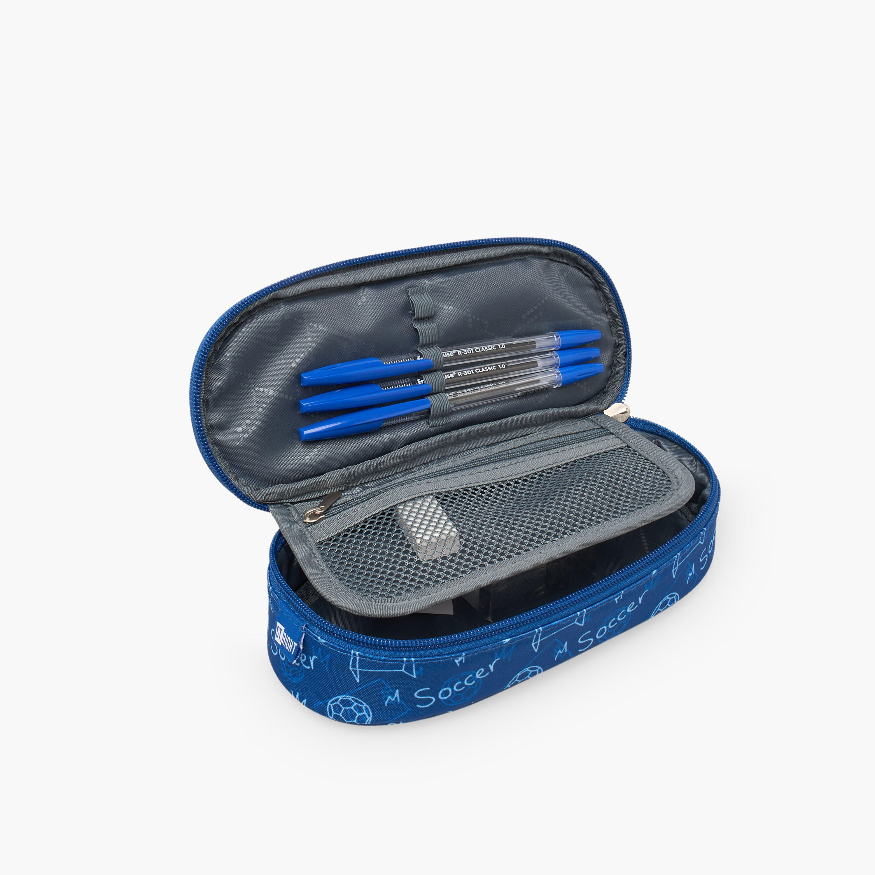 St.Right Football Print Pencil Case with Zip Closure-school-stationery-pencilcases-image-6