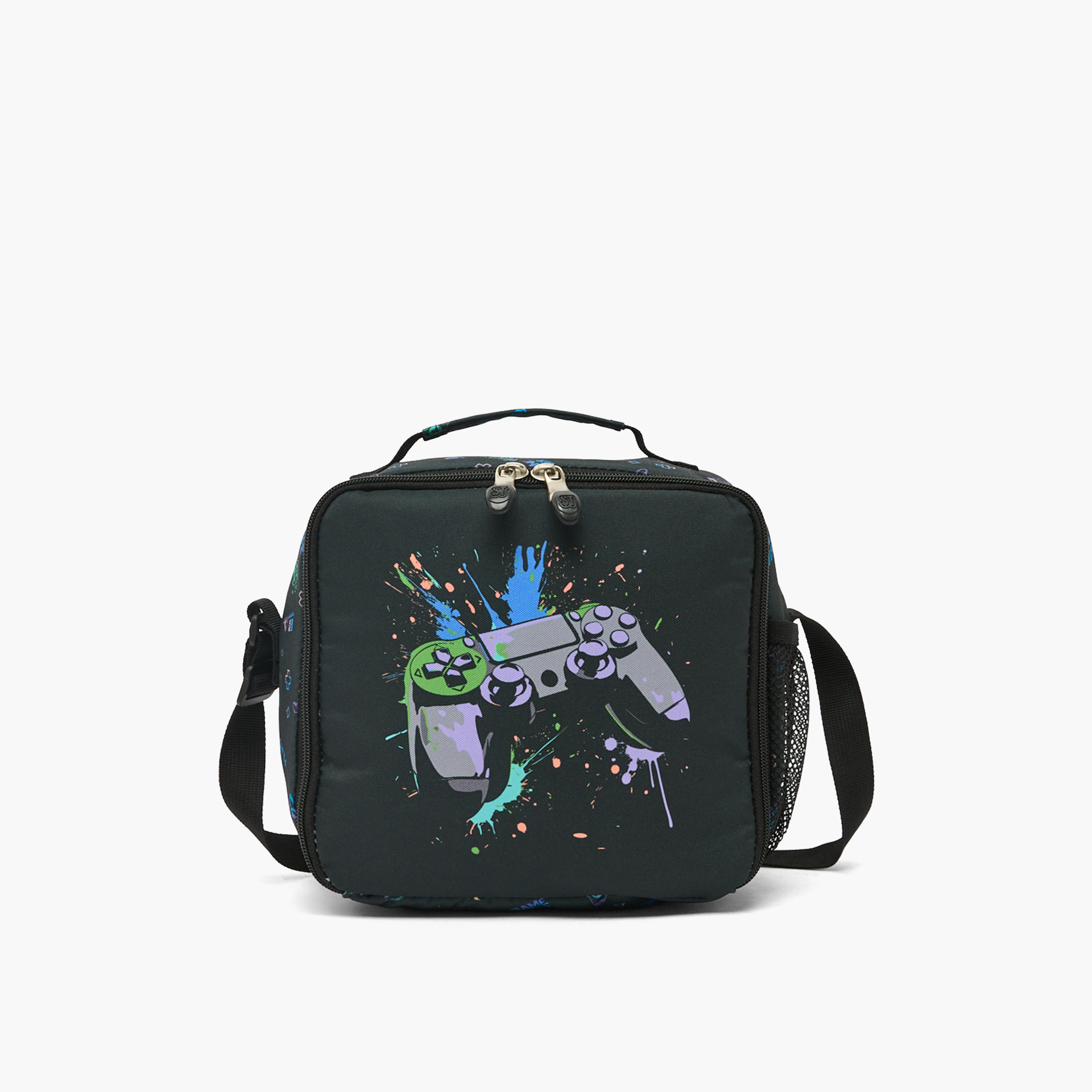 St.Right Controller Print Trolley Backpack for Boys 8-13 Years with Retractable Handle - 18 inch-school-bagsandbackpacks-trolleybags-image-8