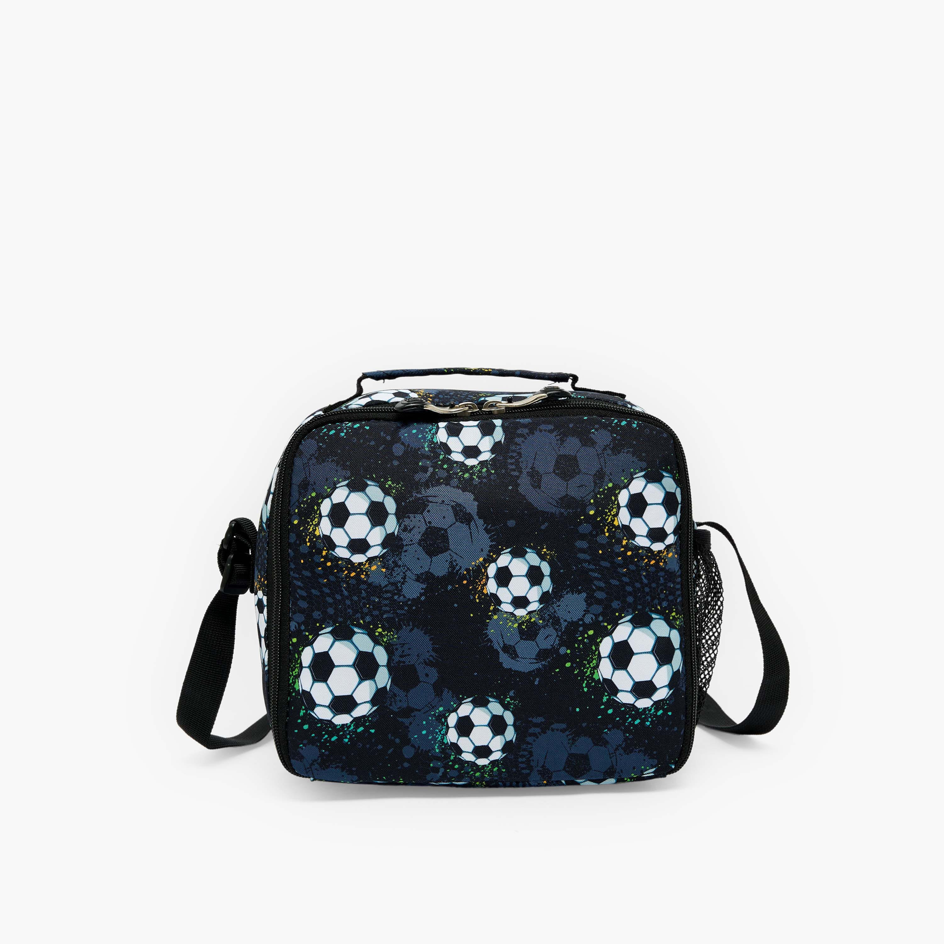 St.Right Football Print Lunch Bag for Boys 8-13 Years with Insulation-school-lunchessentials-lunchbags-image-1