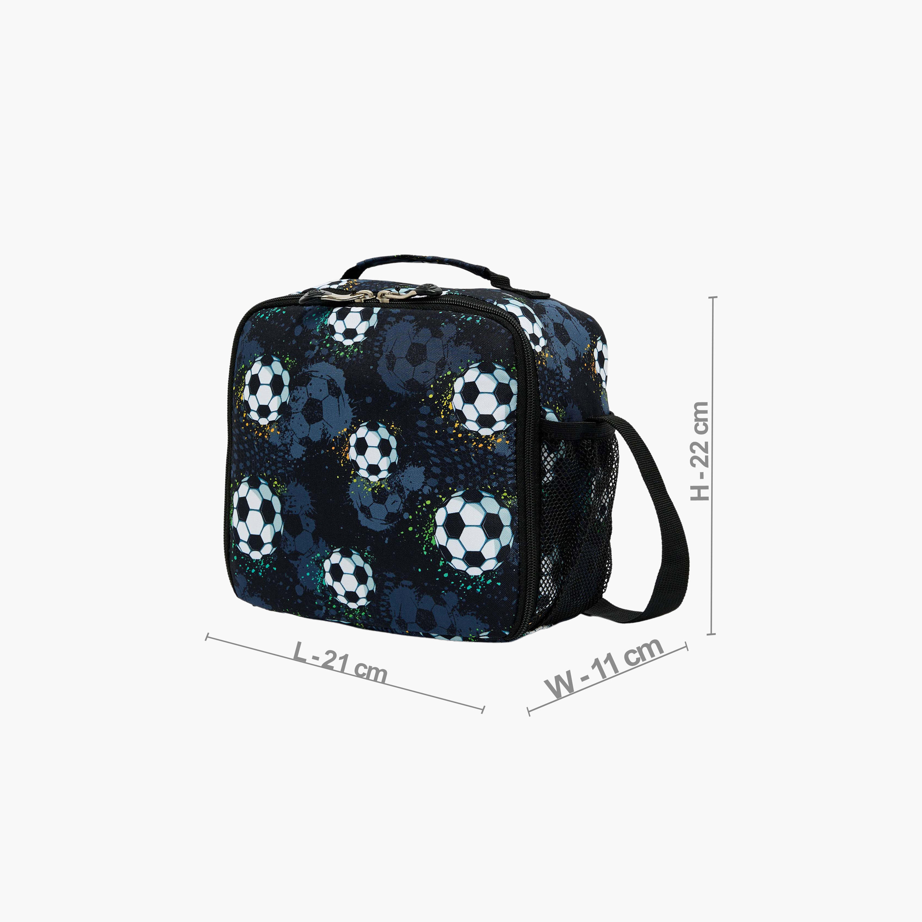 St.Right Football Print Lunch Bag for Boys 8-13 Years with Insulation-school-lunchessentials-lunchbags-image-6