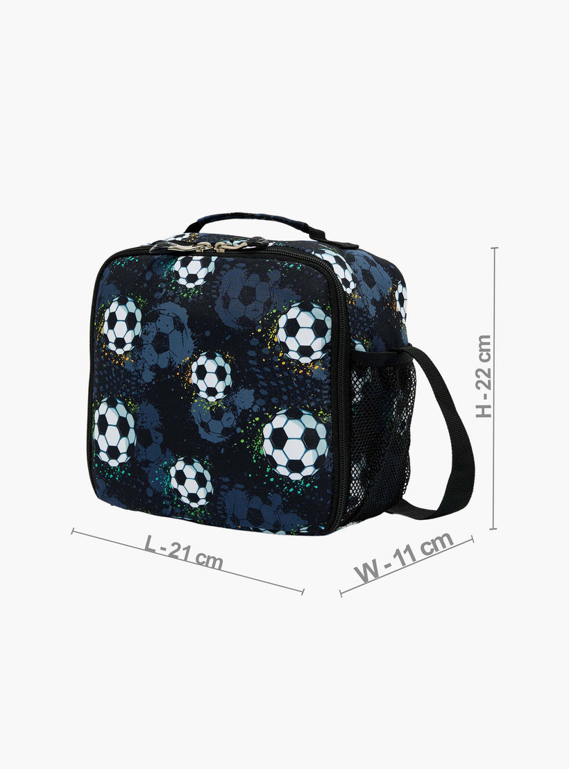 St.Right Football Print Lunch Bag for Boys 8-13 Years with Insulation-school-lunchessentials-lunchbags-image-6