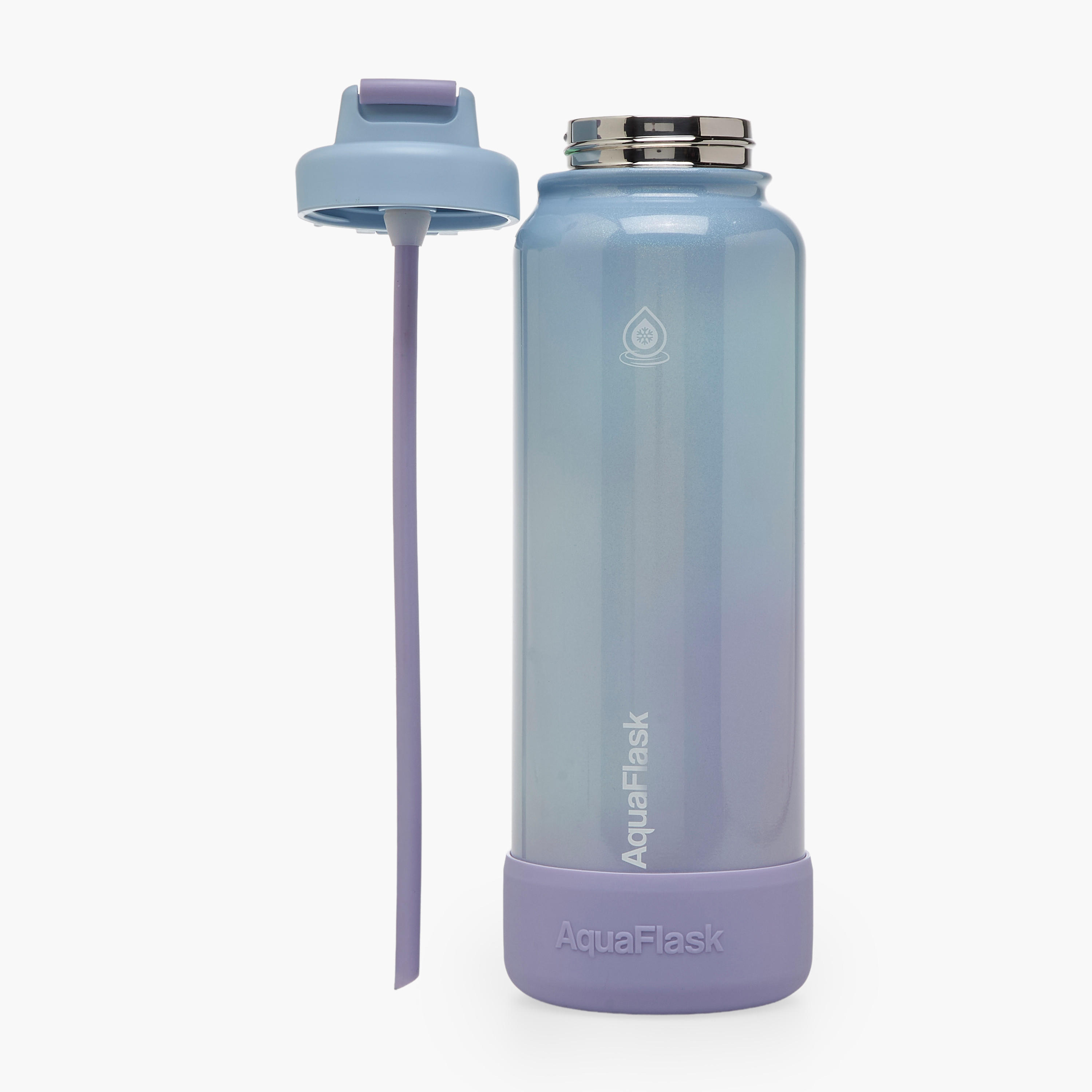 AquaFlask Candy Floss Ombre Print Stainless Steel Water Bottle with Handle - 650 ml-household-dining-drinkserveware-bottles-image-2