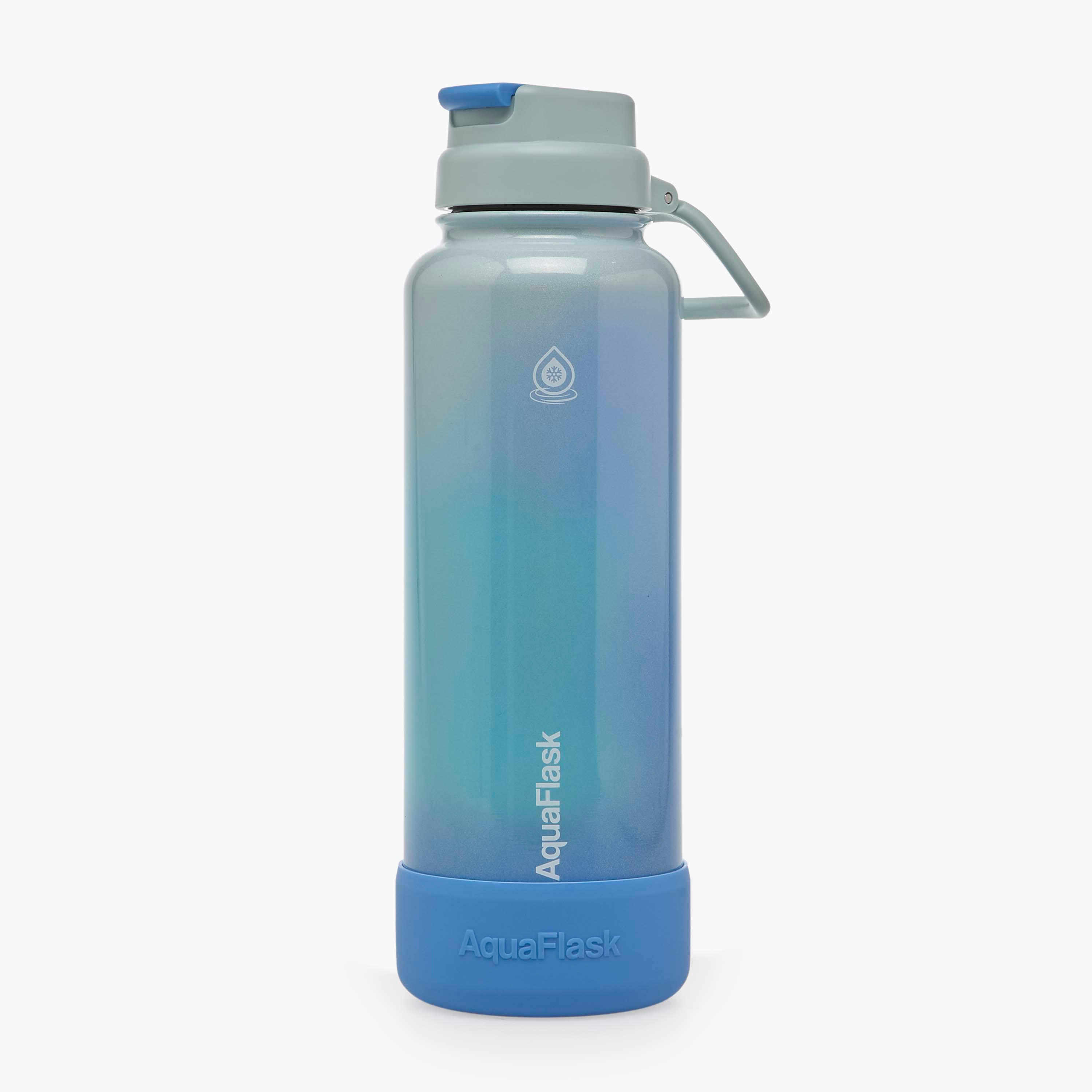 قارورة مياه ستانلس ستيل بطبعات متدرجة كاندي فلوس من أكوا فلاسك - 650 مل-household-dining-drinkserveware-bottles-image-1