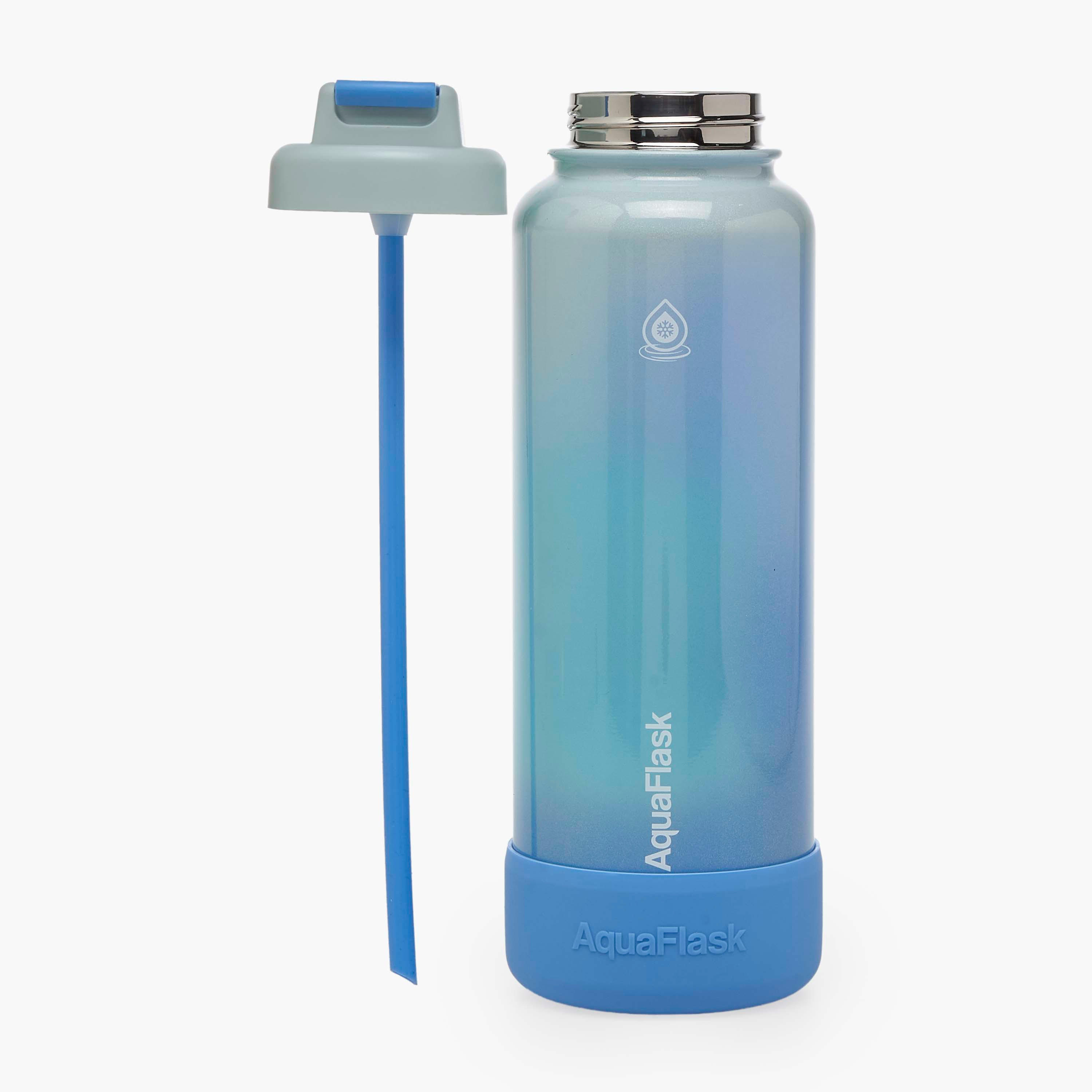 قارورة مياه ستانلس ستيل بطبعات متدرجة كاندي فلوس من أكوا فلاسك - 650 مل-household-dining-drinkserveware-bottles-image-2