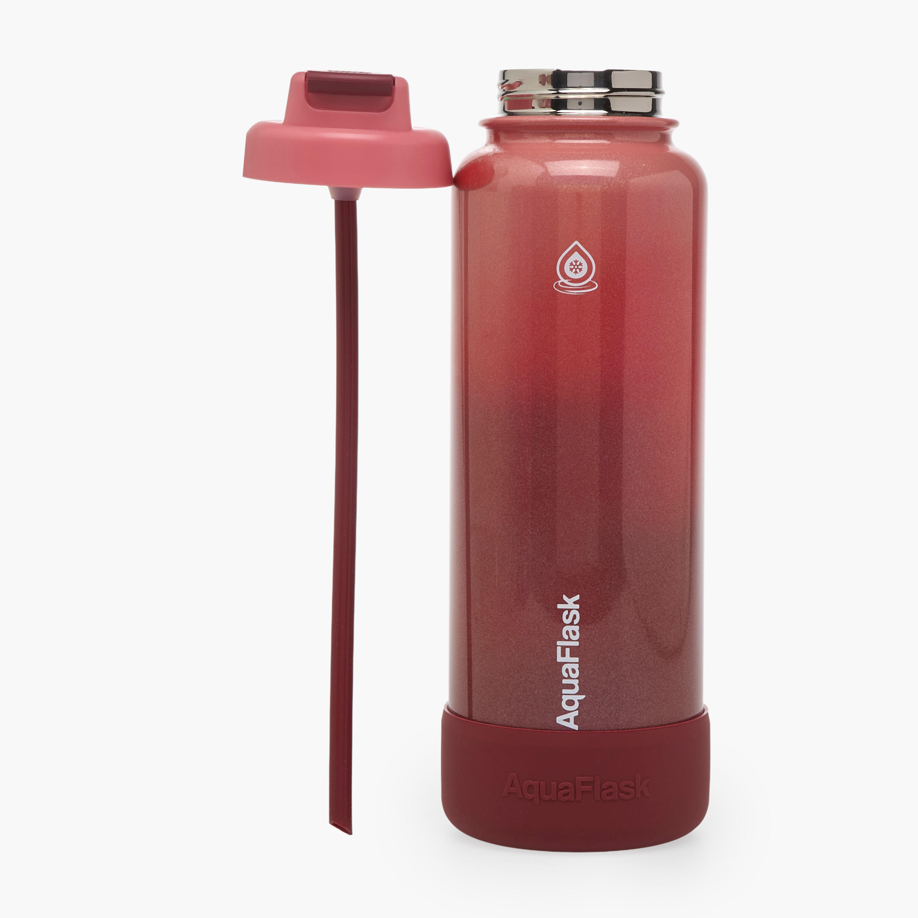 قارورة مياه ستانلس ستيل بطبعات كاندي فلوس أومبري من أكوا فلاسك - 650 مل-household-dining-drinkserveware-bottles-image-2