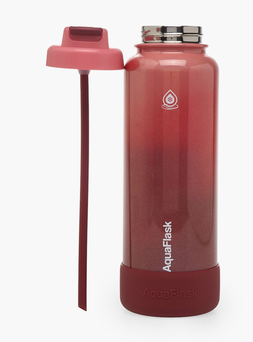 قارورة مياه ستانلس ستيل بطبعات كاندي فلوس أومبري من أكوا فلاسك - 650 مل-household-dining-drinkserveware-bottles-image-2