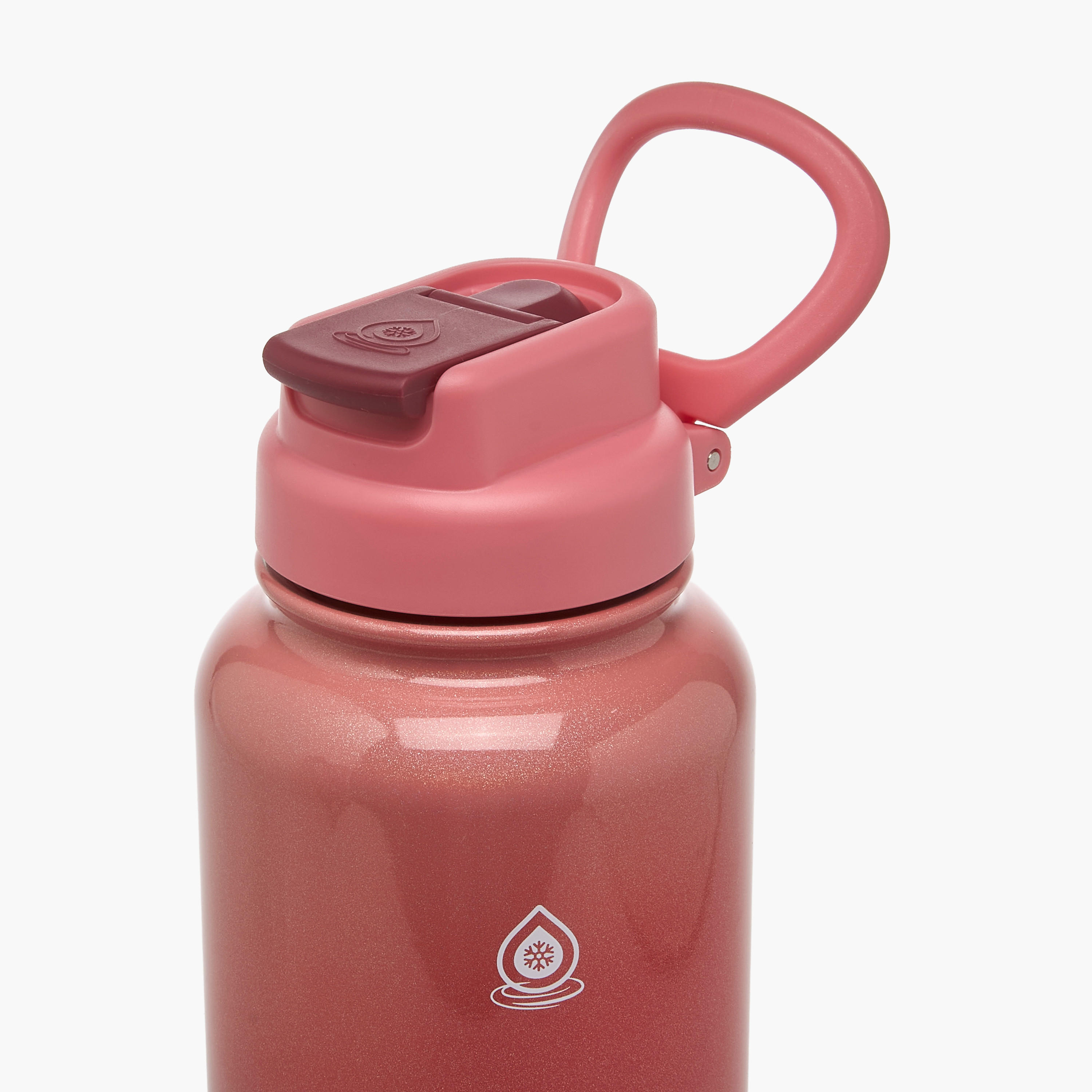 قارورة مياه ستانلس ستيل بطبعات كاندي فلوس أومبري من أكوا فلاسك - 650 مل-household-dining-drinkserveware-bottles-image-4