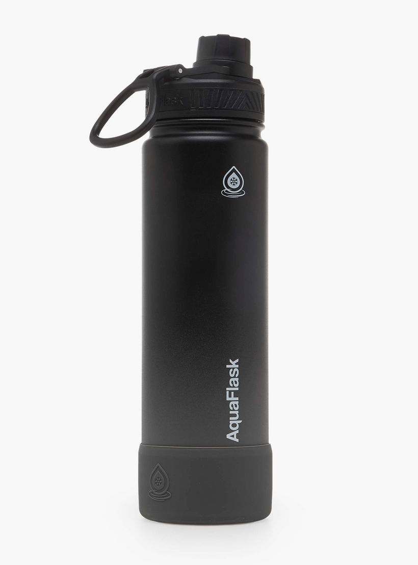 قارورة مياه ستانلس ستيل سادة ميدنايت من أكوا فلاسك - 650 مل-household-dining-drinkserveware-bottles-image-3