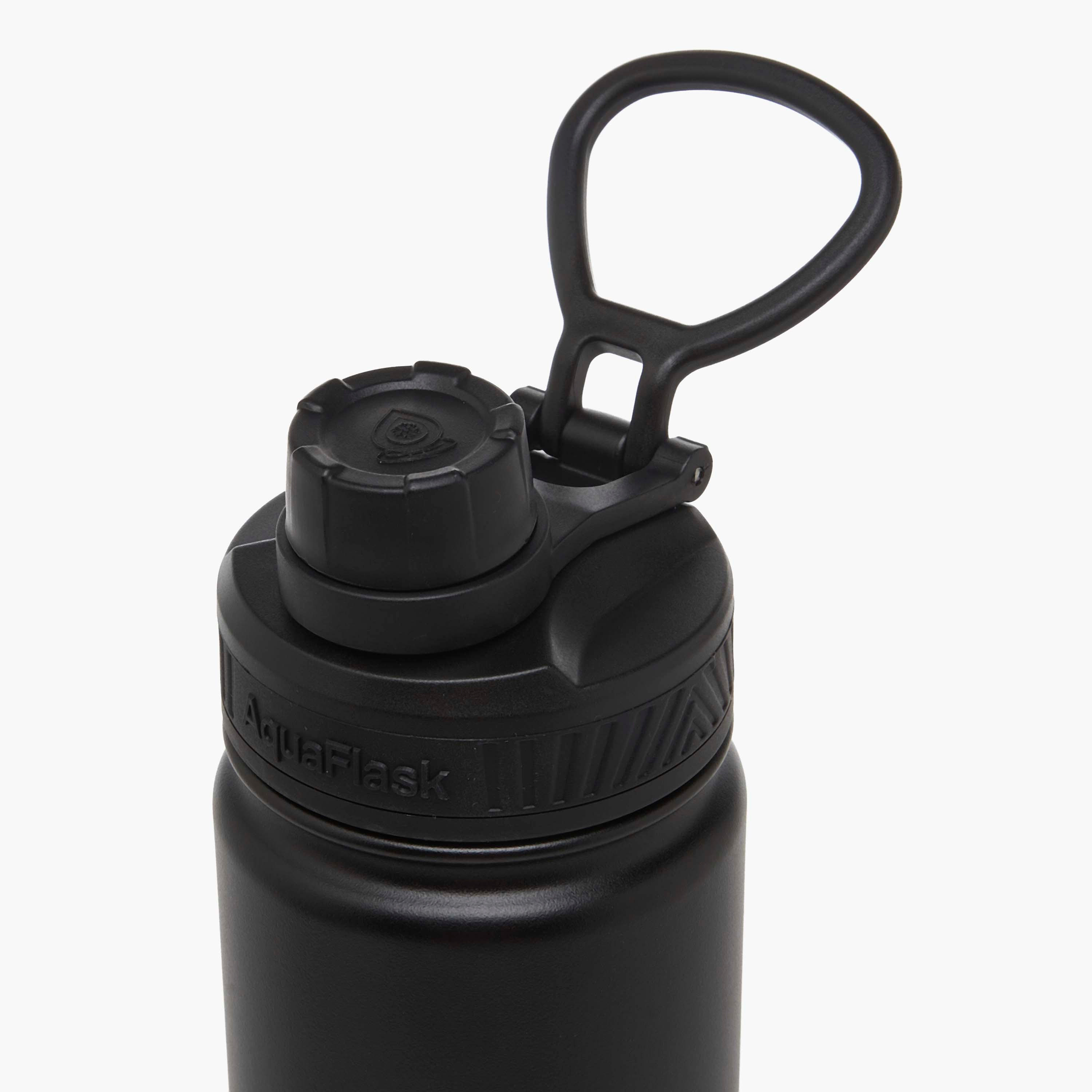 قارورة مياه ستانلس ستيل سادة ميدنايت من أكوا فلاسك - 650 مل-household-dining-drinkserveware-bottles-image-4