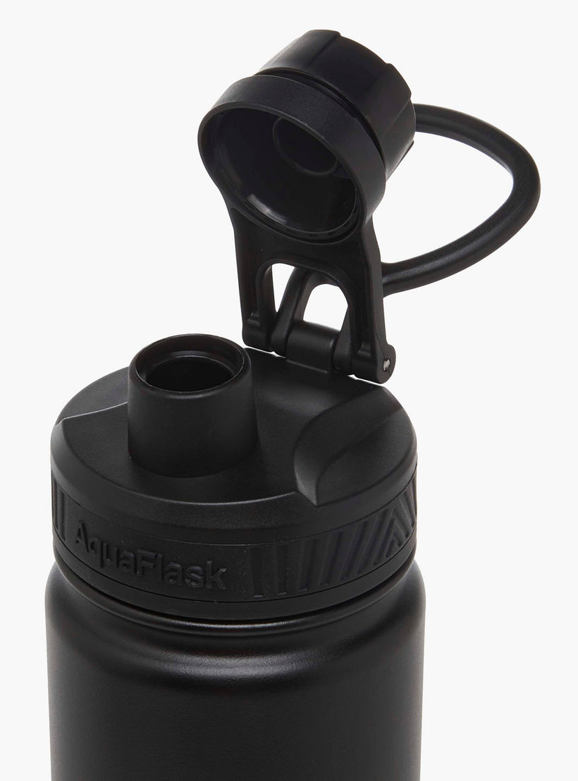 قارورة مياه ستانلس ستيل سادة ميدنايت من أكوا فلاسك - 650 مل-household-dining-drinkserveware-bottles-image-6