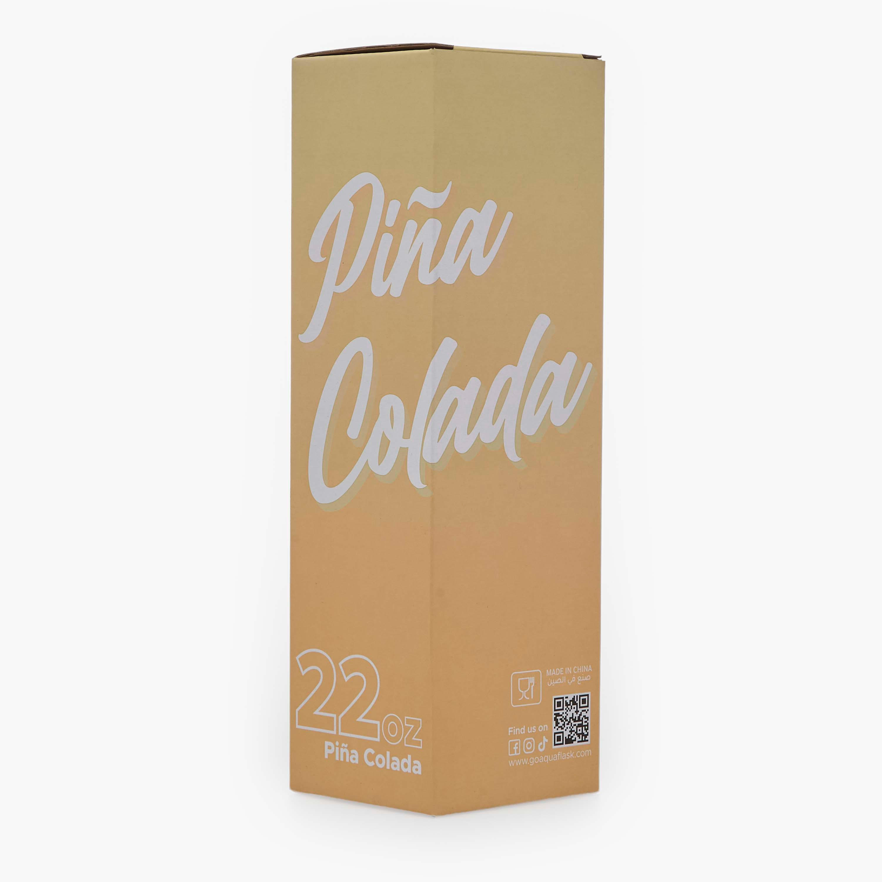AquaFlask Pina Colada Ombre Print Stainless Steel Water Bottle - 650 ml-household-dining-drinkserveware-bottles-image-9