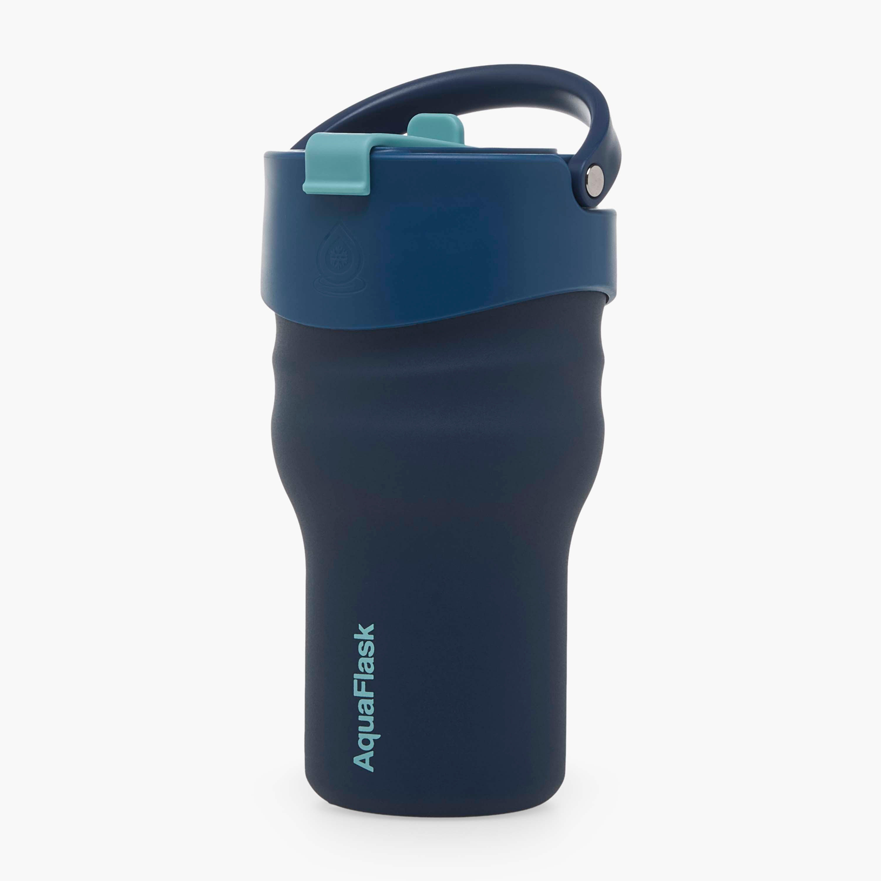 AquaFlask Atlantic Wave Solid Double Wall Stainless Steel Tumbler - 590 ml-household-dining-drinkserveware-bottles-image-1