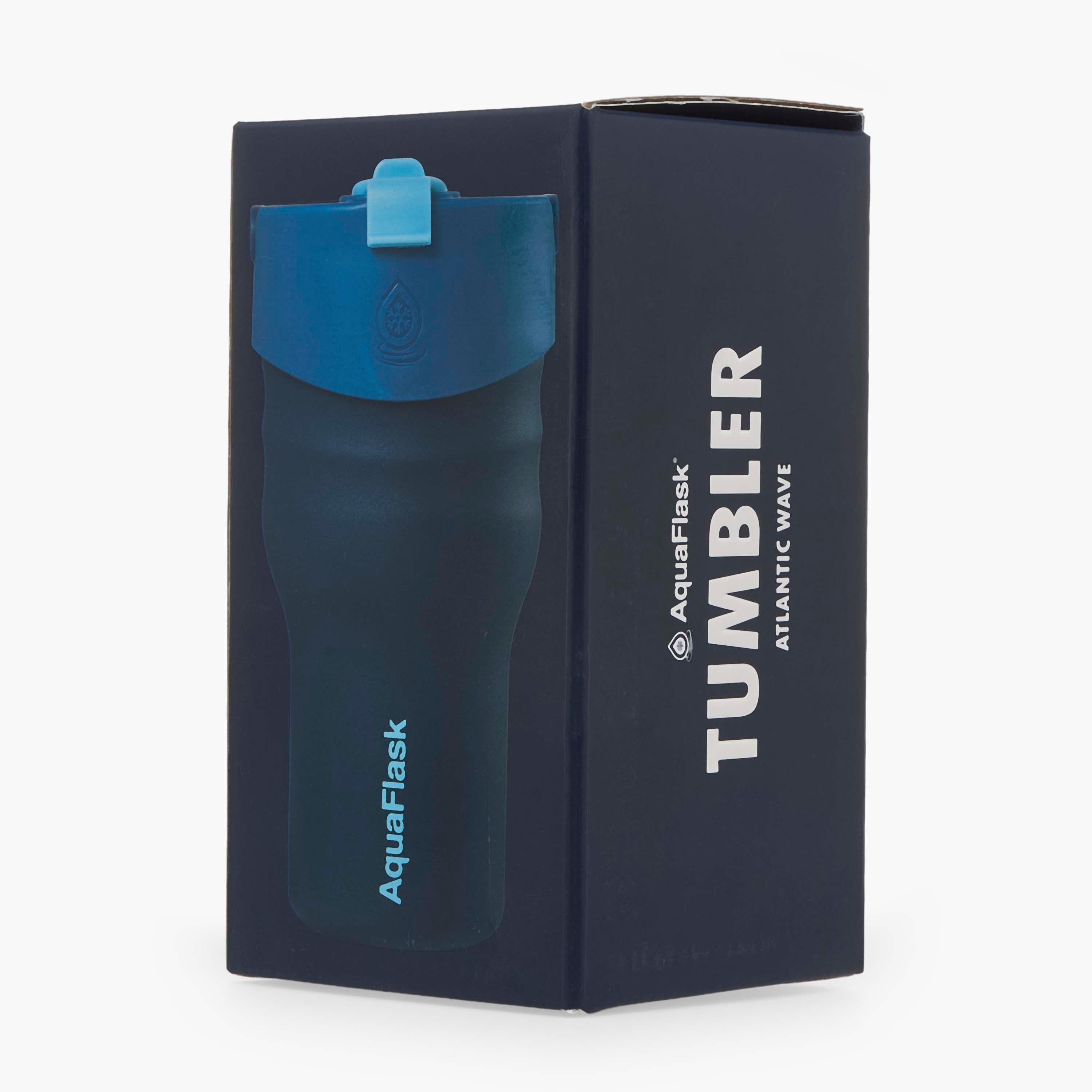 AquaFlask Atlantic Wave Solid Double Wall Stainless Steel Tumbler - 590 ml-household-dining-drinkserveware-bottles-image-8