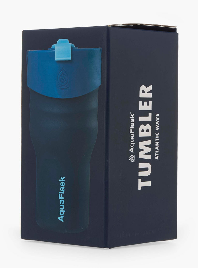 AquaFlask Atlantic Wave Solid Double Wall Stainless Steel Tumbler - 590 ml-household-dining-drinkserveware-bottles-image-8