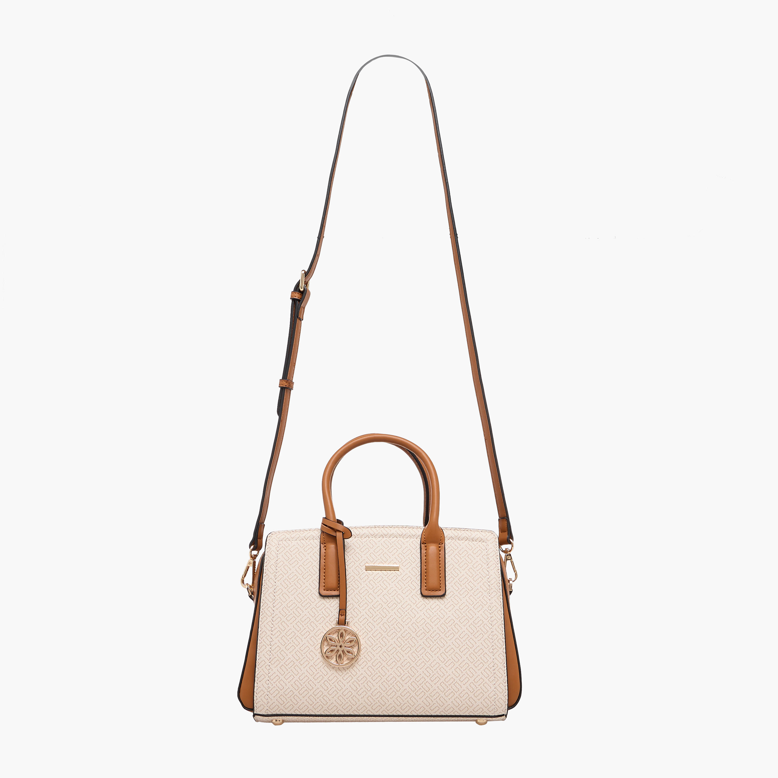 Sasha Monogram Print Tote bag with Detachable Strap-women-bagsandwallets-handbags-image-2