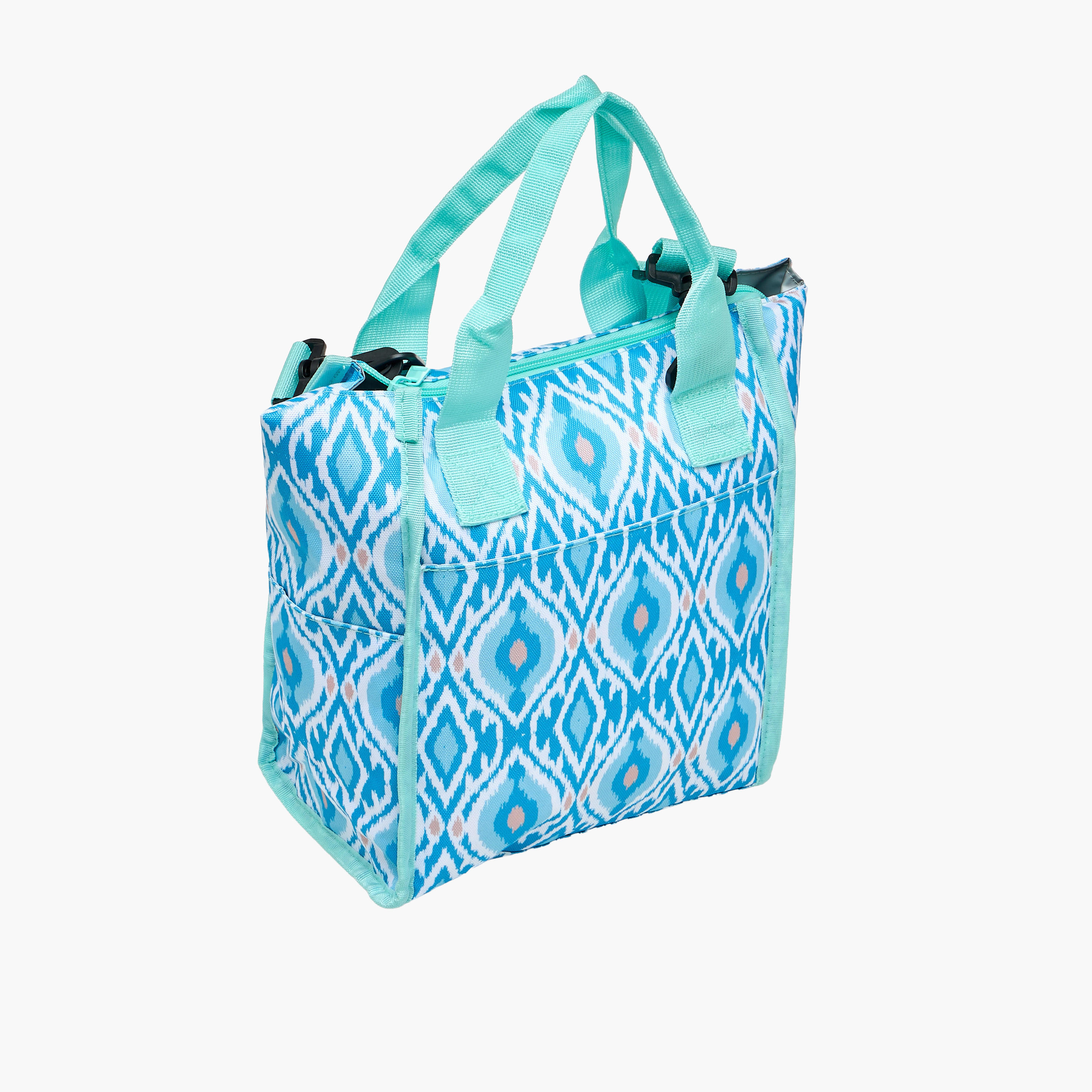 شنطة غداء بطبعة هندسية بسحاب إغلاق-school-lunchessentials-lunchbags-image-2