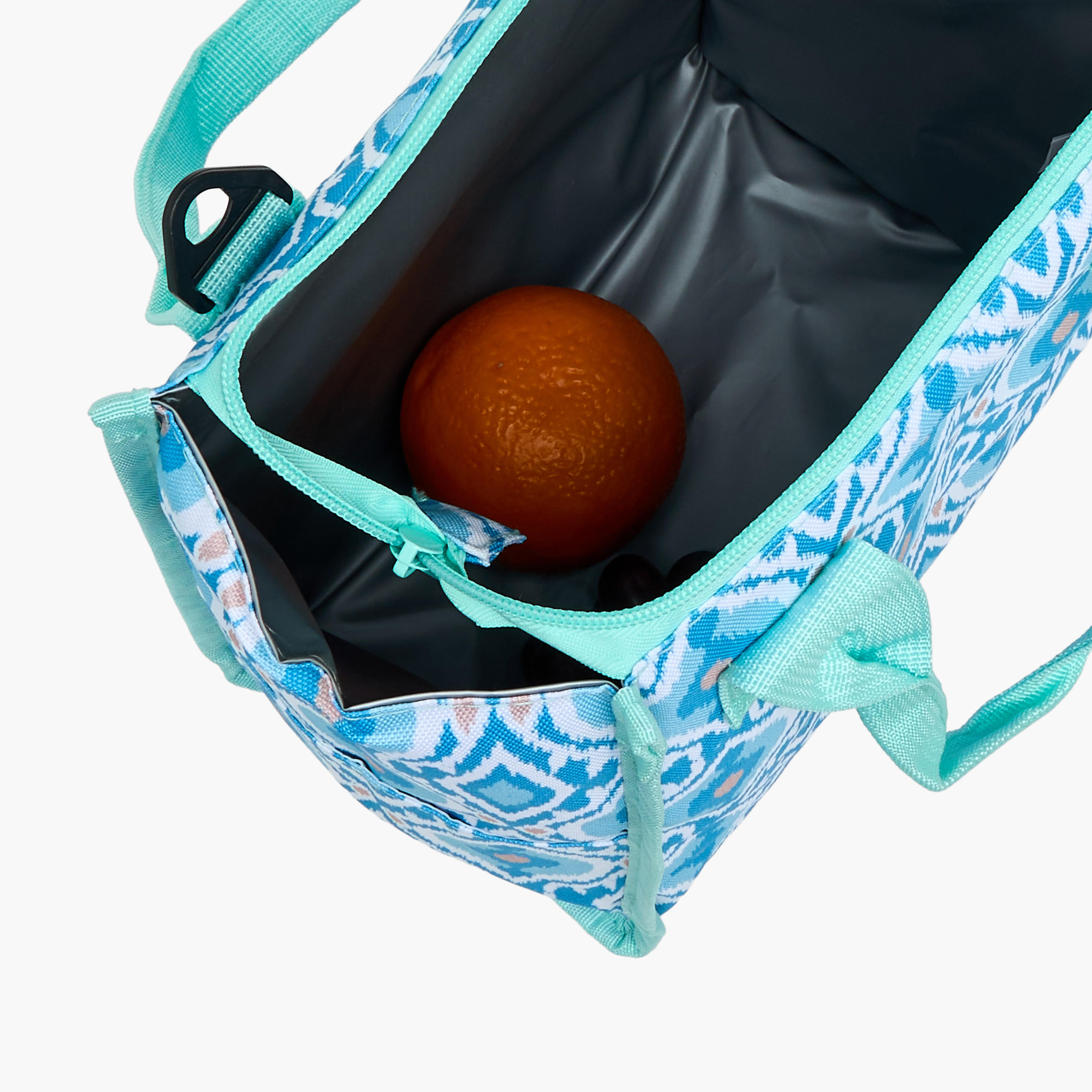شنطة غداء بطبعة هندسية بسحاب إغلاق-school-lunchessentials-lunchbags-image-4