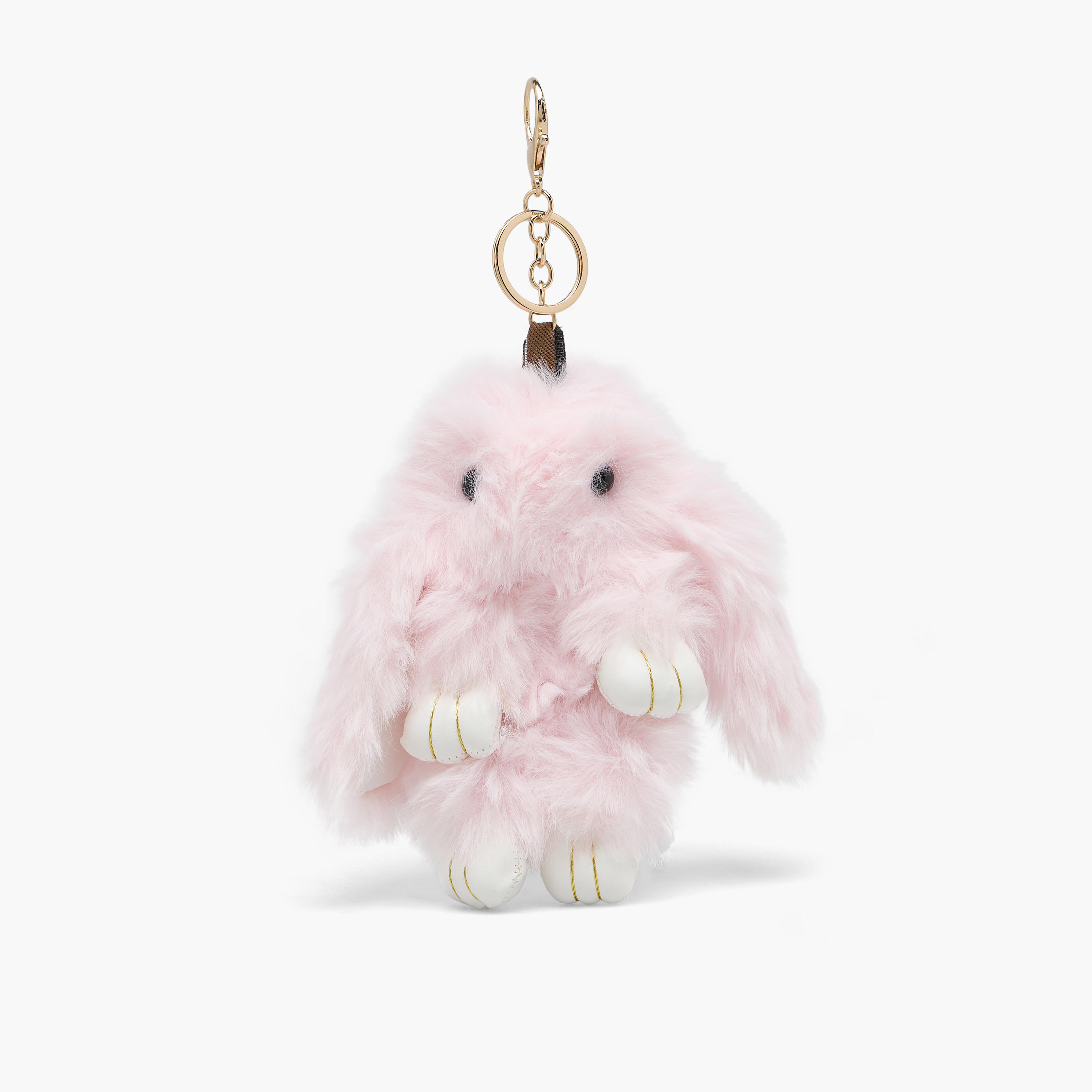 Plush Bag Charm with Bunny Design-girls-accessories-keyringsandbagcharms-image-1