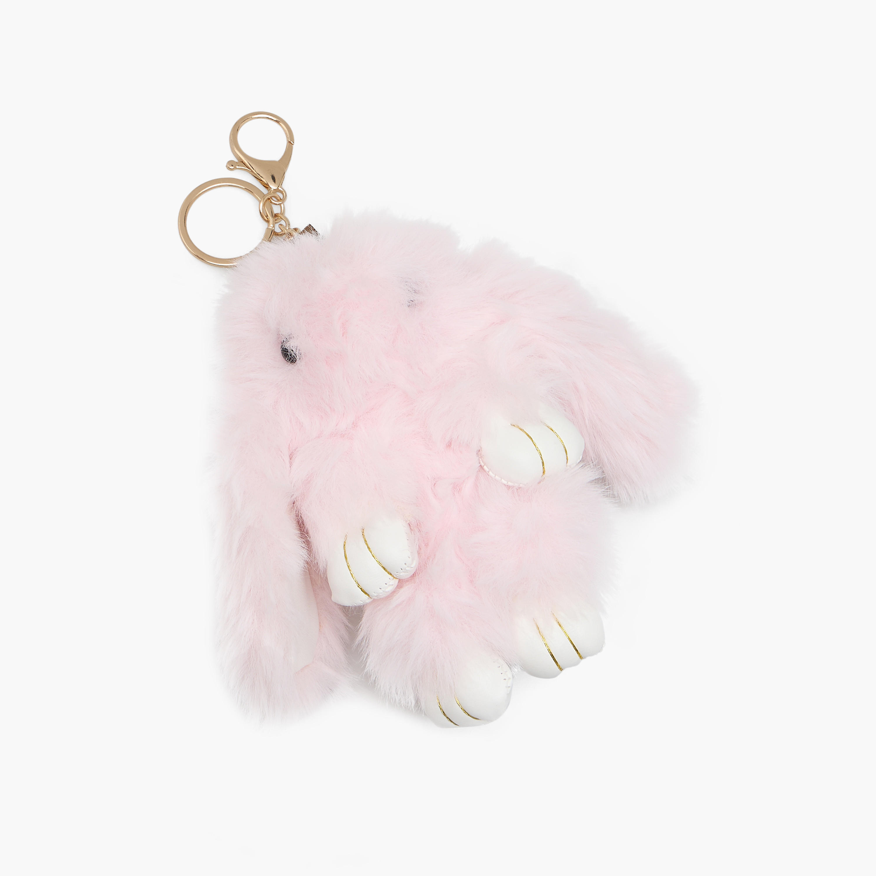 Plush Bag Charm with Bunny Design-girls-accessories-keyringsandbagcharms-image-2
