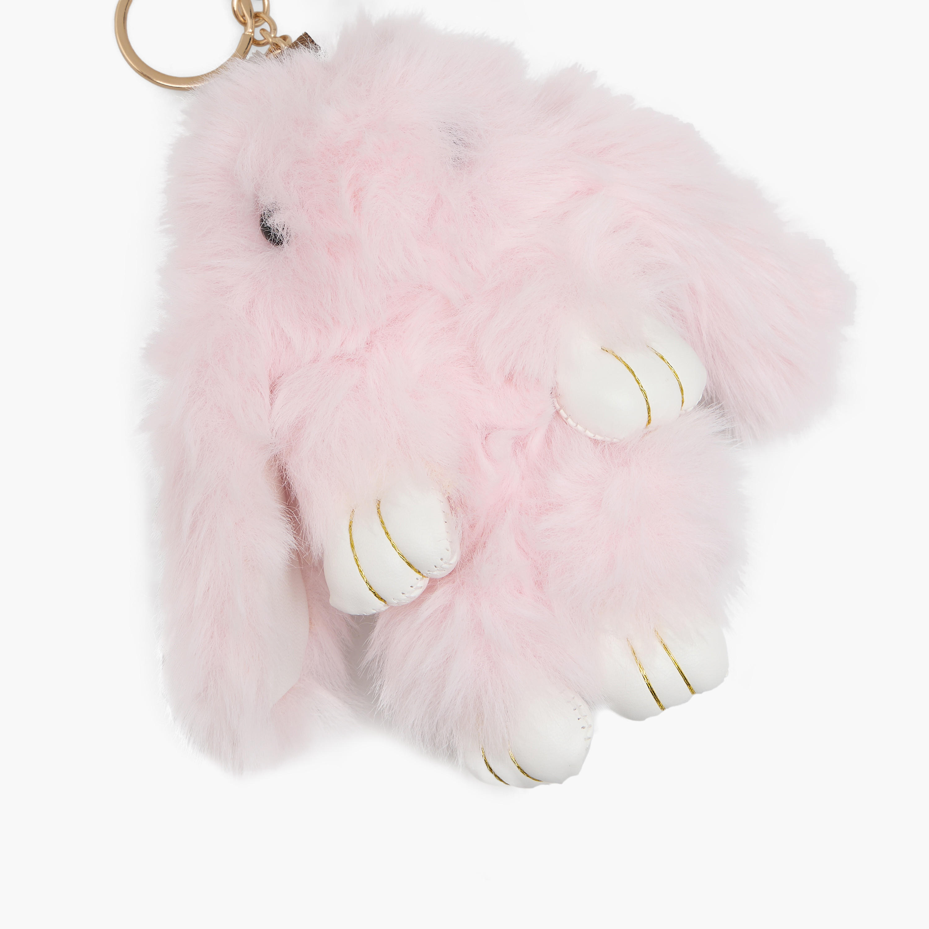 Plush Bag Charm with Bunny Design-girls-accessories-keyringsandbagcharms-image-3
