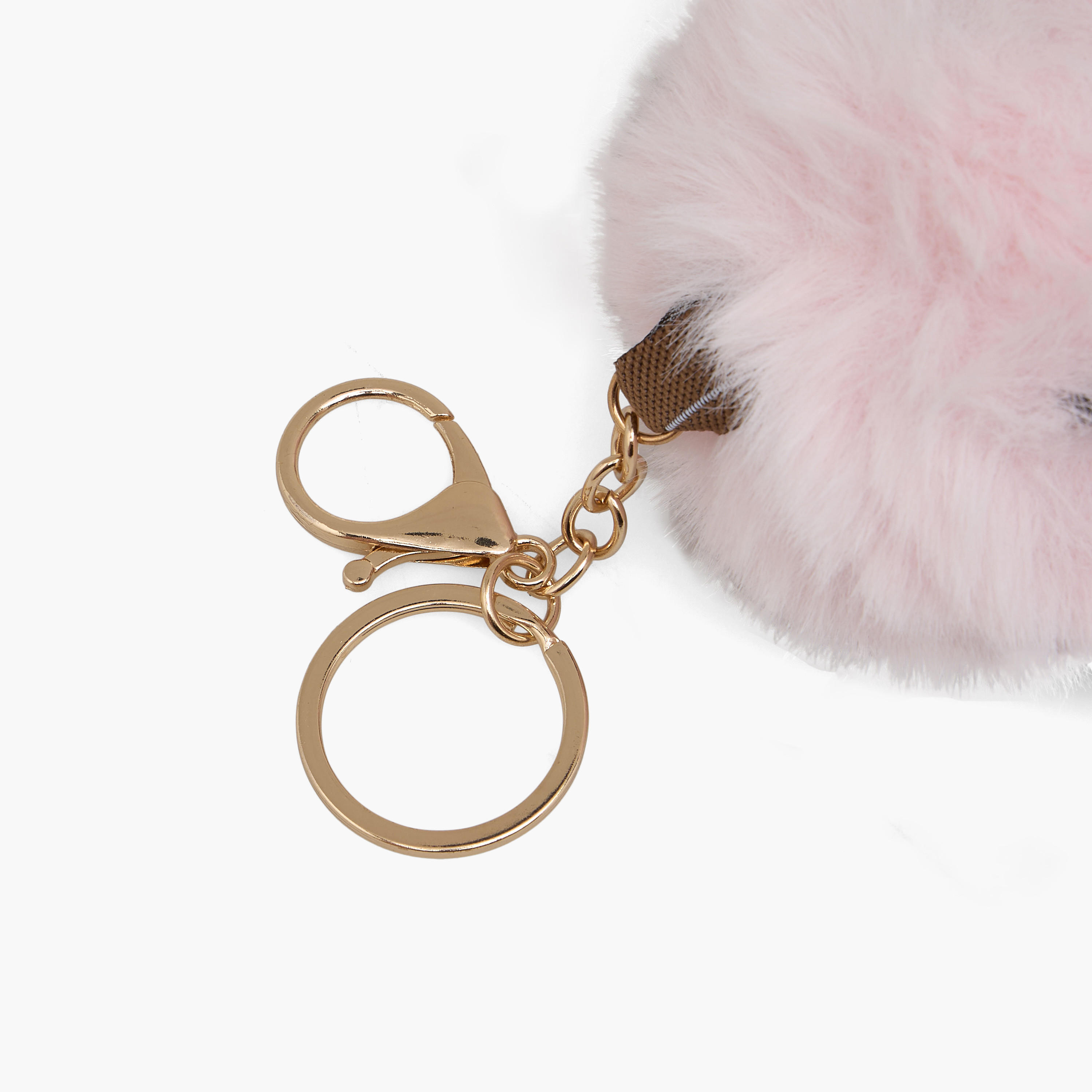 Plush Bag Charm with Bunny Design-girls-accessories-keyringsandbagcharms-image-4