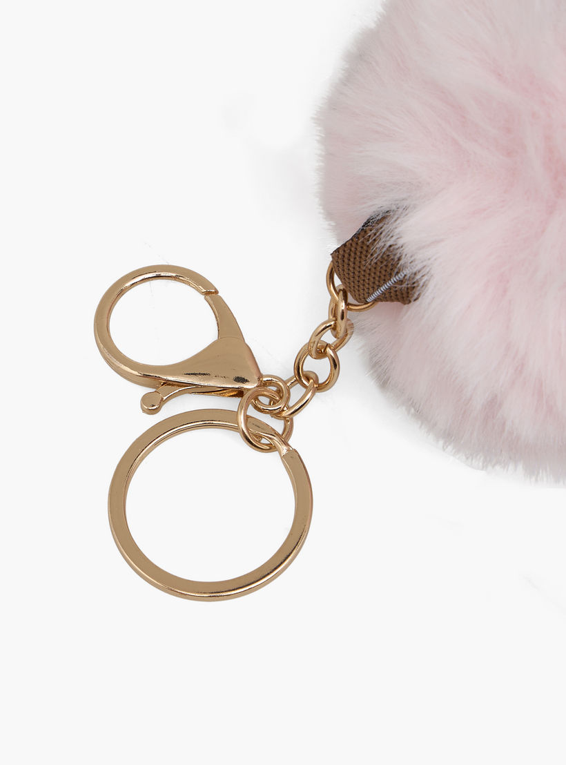 Plush Bag Charm with Bunny Design-girls-accessories-keyringsandbagcharms-image-4