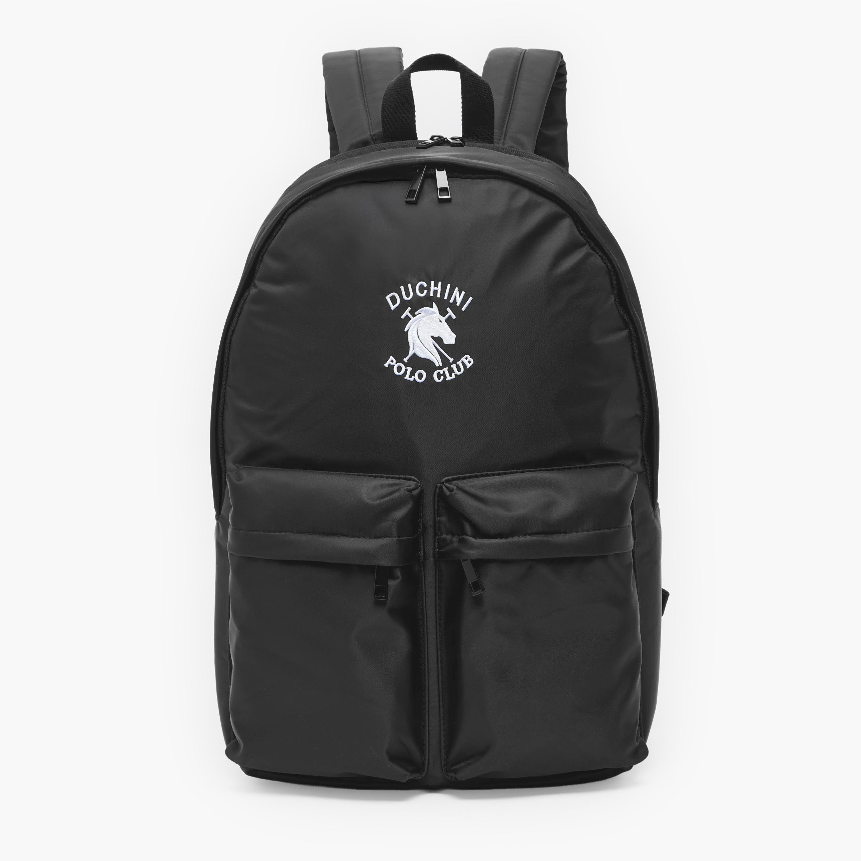 Duchini Polo Club Men Logo Embroidered Backpack-men-bags-image-1