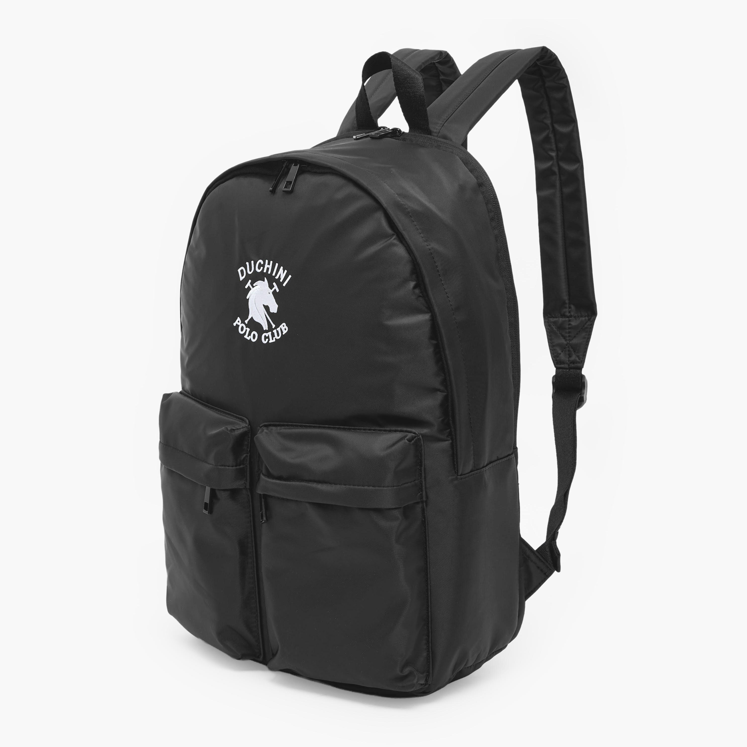 Duchini Polo Club Men Logo Embroidered Backpack-men-bags-image-2