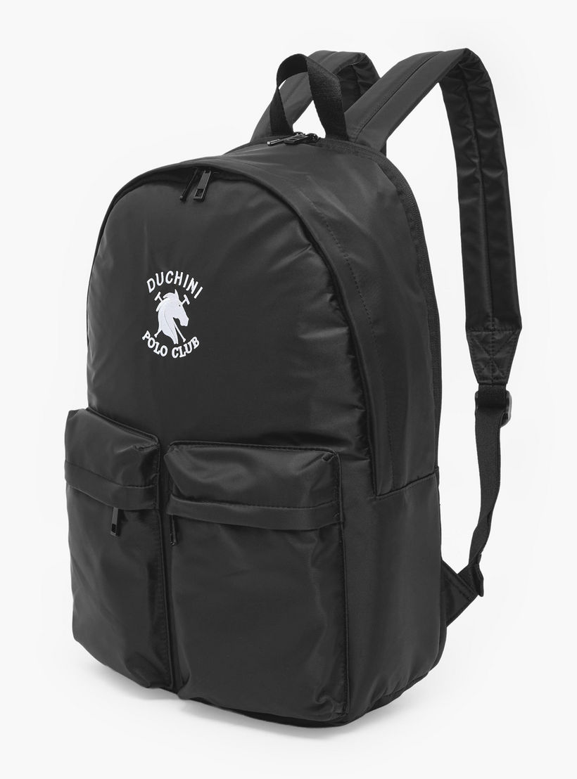 Duchini Polo Club Men Logo Embroidered Backpack-men-bags-image-2