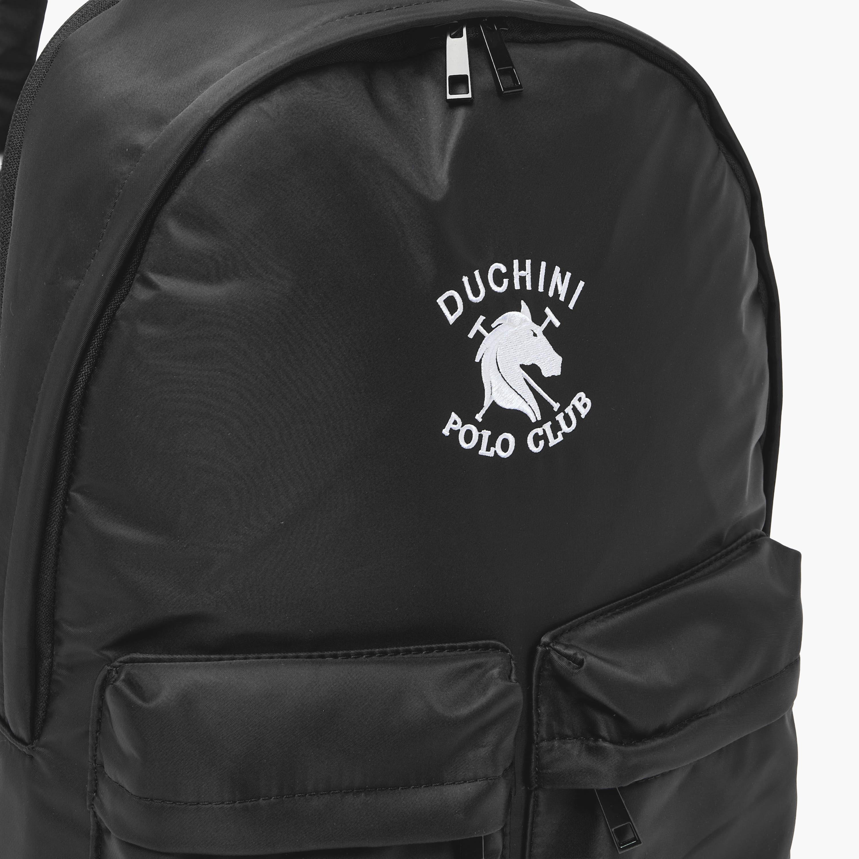 Duchini Polo Club Men Logo Embroidered Backpack-men-bags-image-4