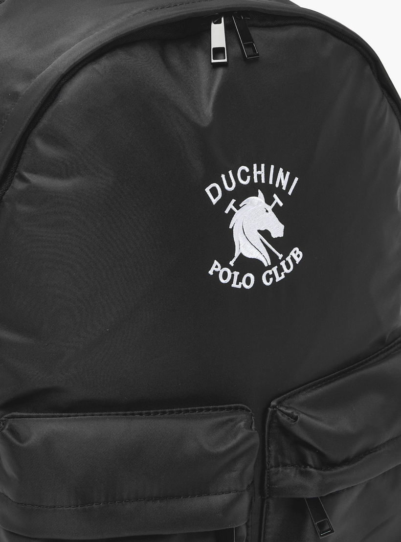 Duchini Polo Club Men Logo Embroidered Backpack-men-bags-image-4