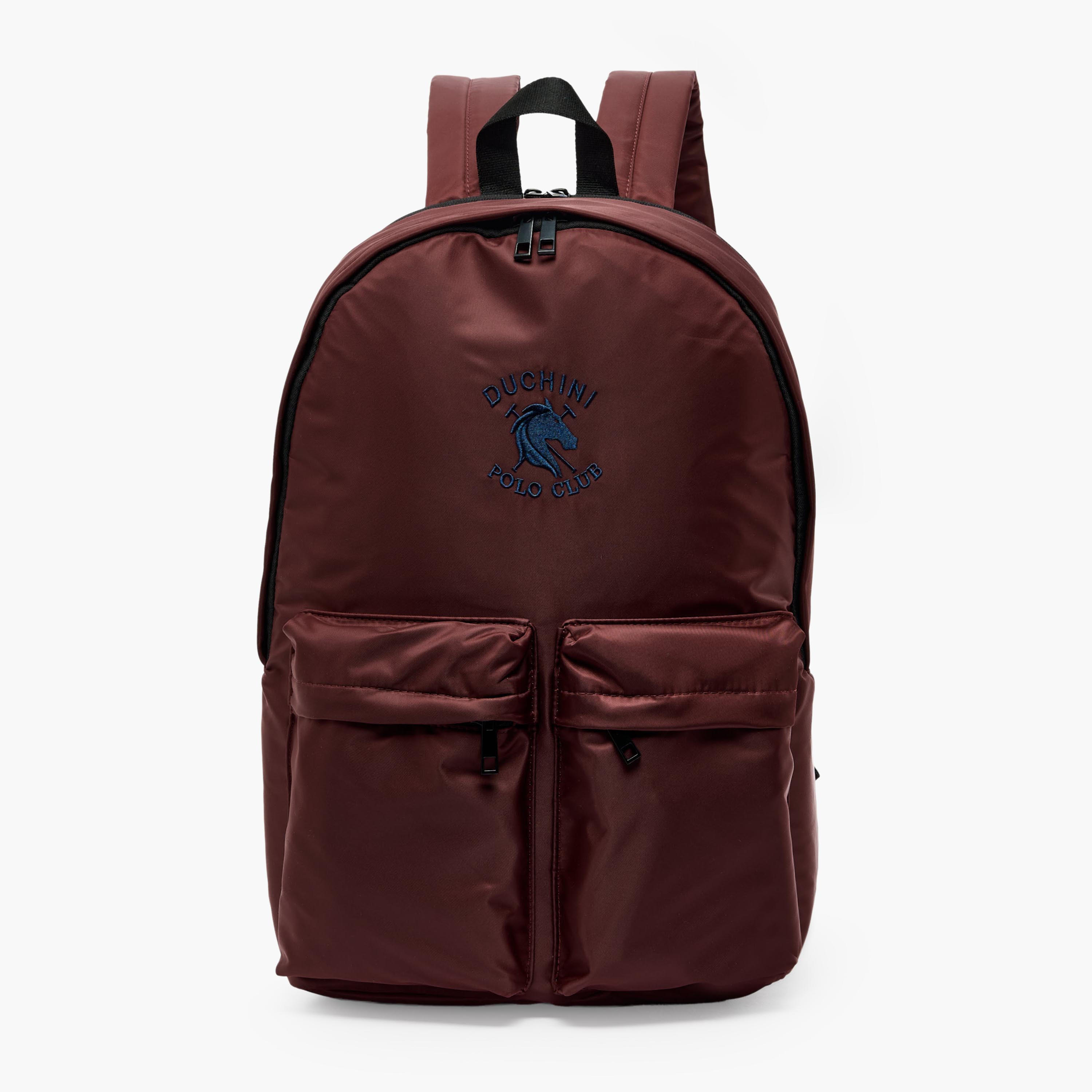 Duchini Polo Club Men Logo Embroidered Backpack-men-bags-image-1