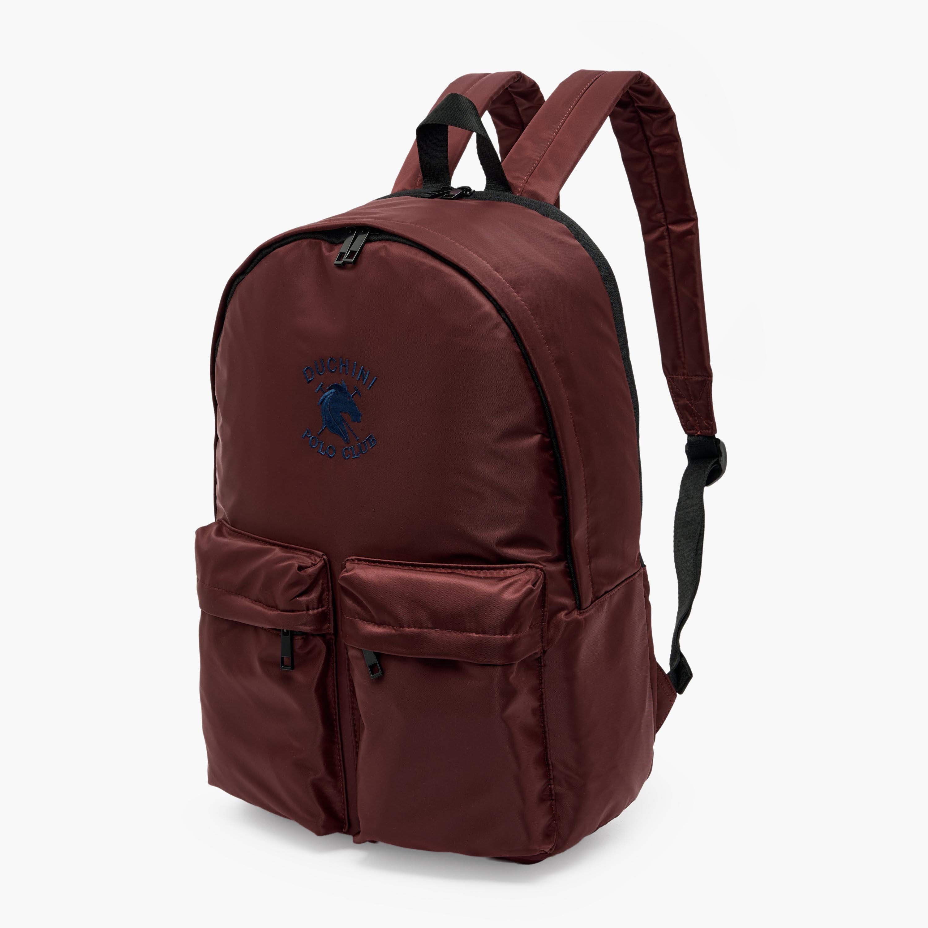 Duchini Polo Club Men Logo Embroidered Backpack-men-bags-image-2