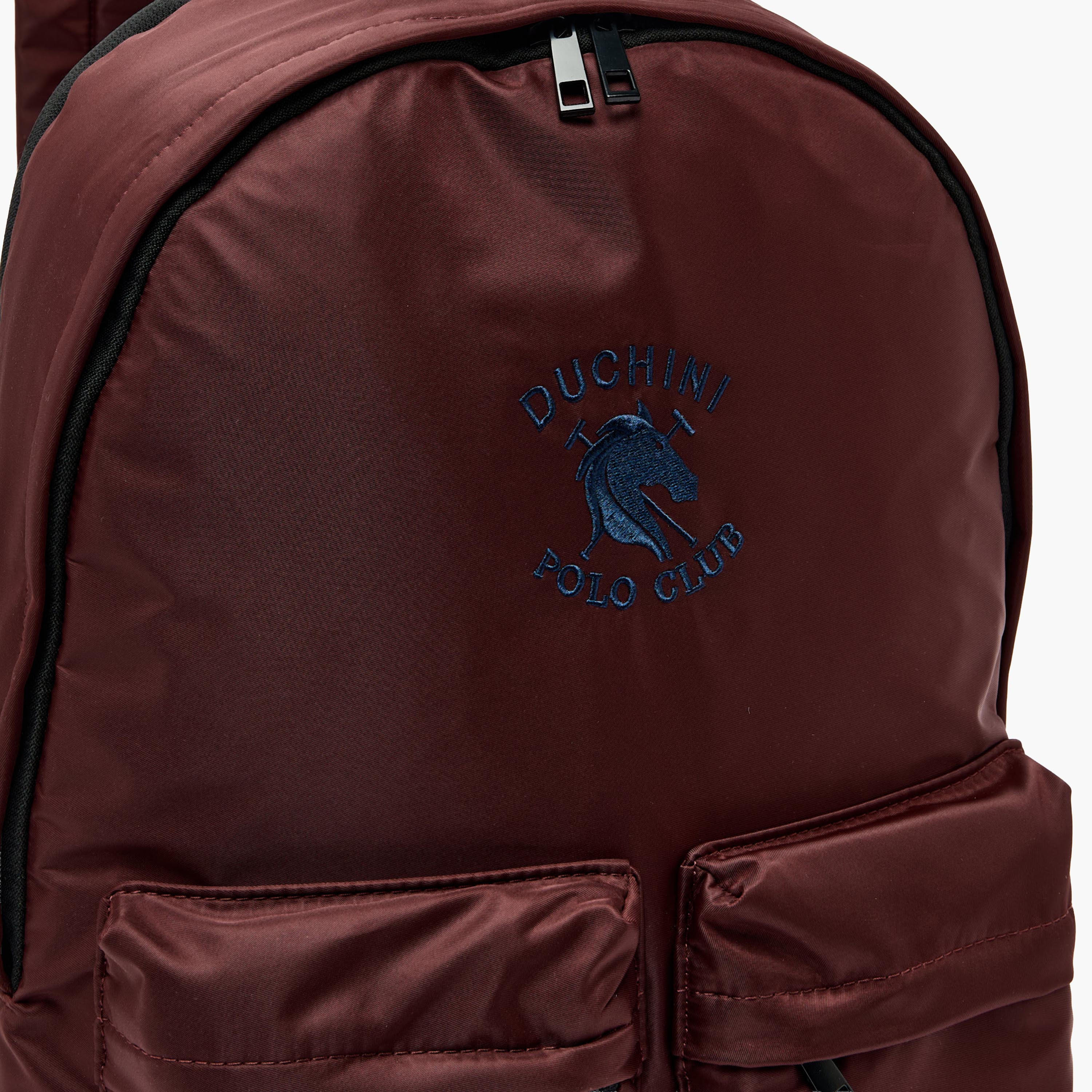 Duchini Polo Club Men Logo Embroidered Backpack-men-bags-image-4