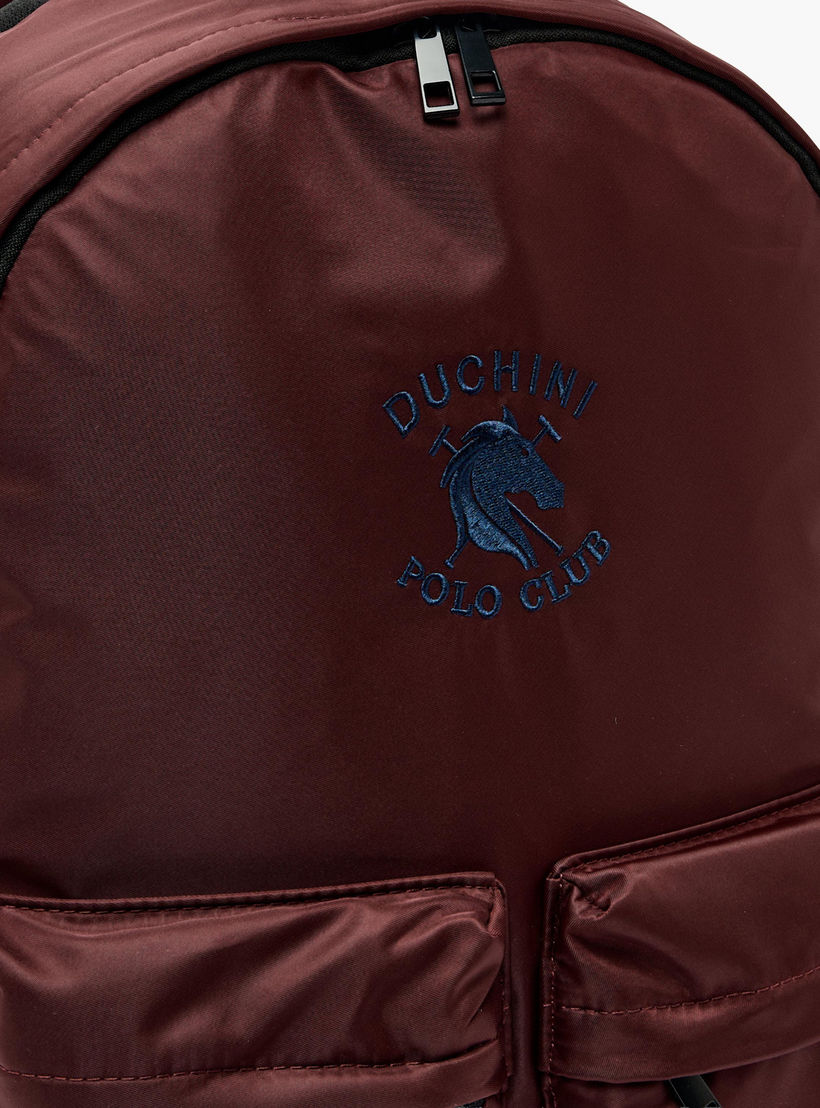 Duchini Polo Club Men Logo Embroidered Backpack-men-bags-image-4