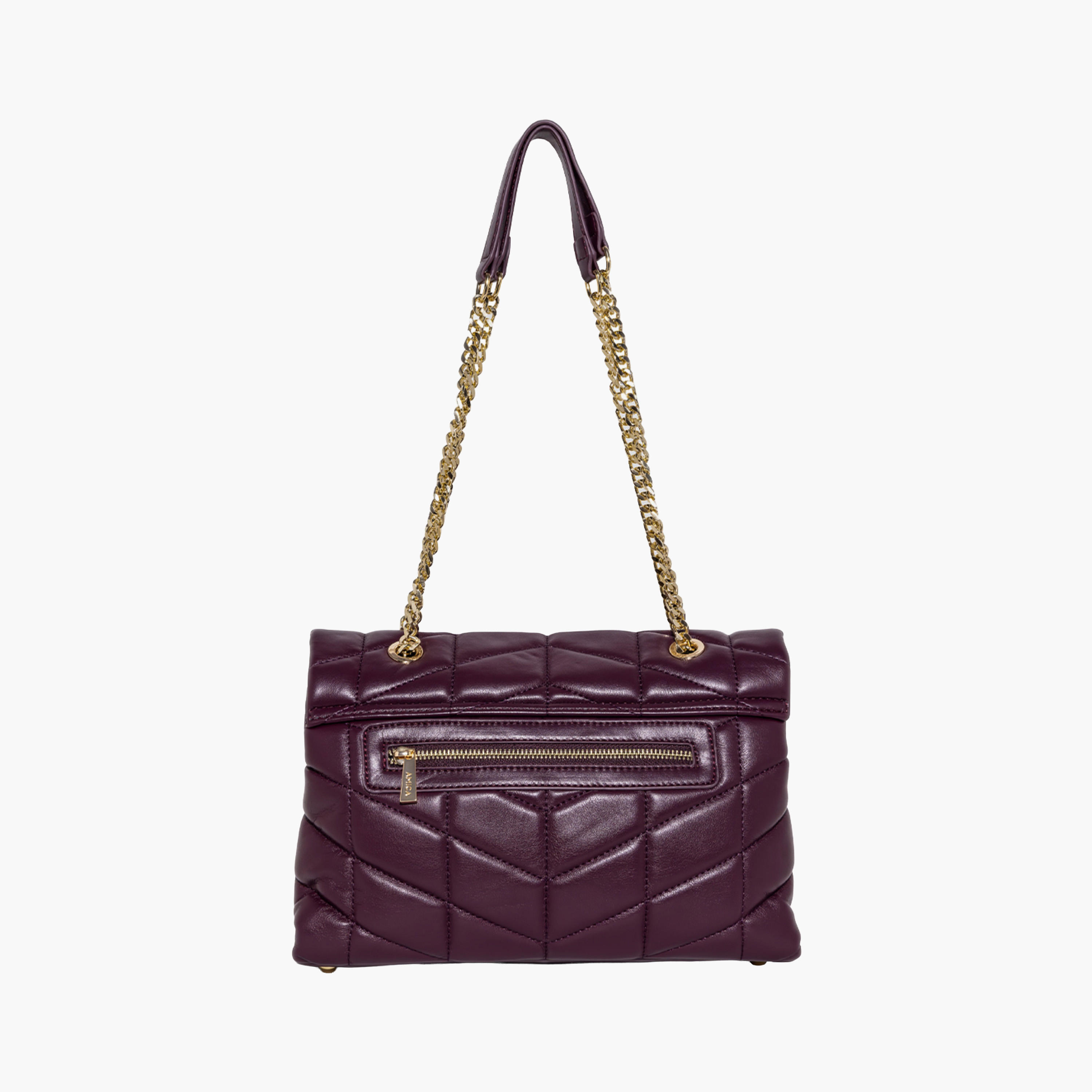 AMICA Quilted Puffer Shoulder Bag with Chain-women-bagsandwallets-handbags-image-14