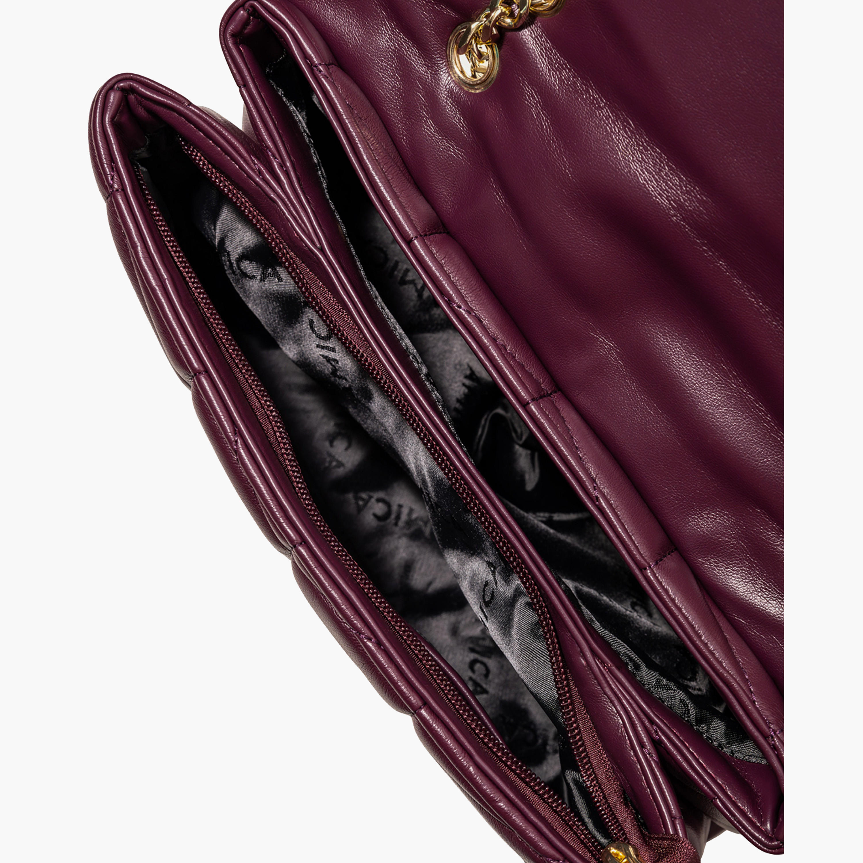 AMICA Quilted Puffer Shoulder Bag with Chain-women-bagsandwallets-handbags-image-3