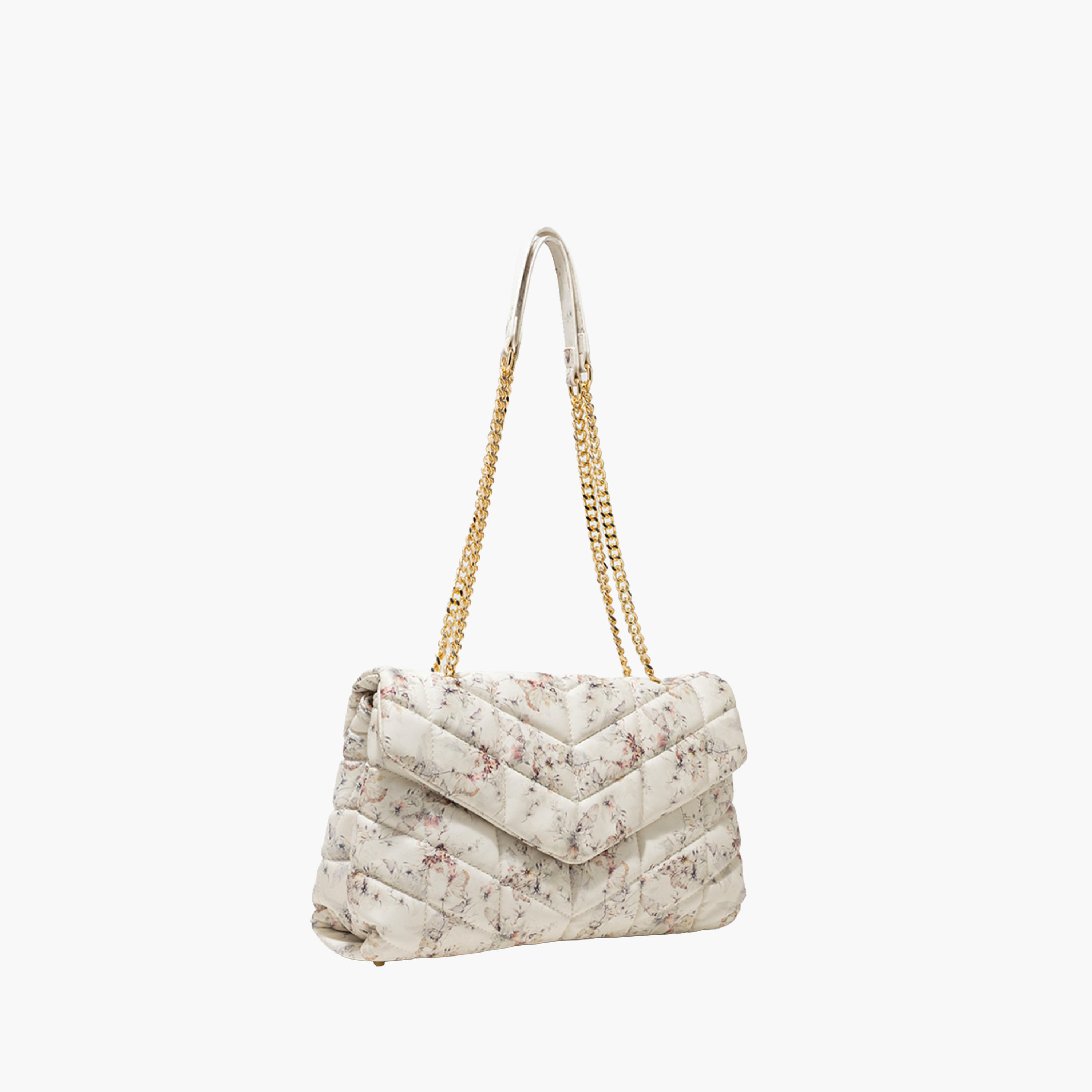 AMICA Quilted Puffer Shoulder Bag with Chain-women-bagsandwallets-handbags-image-5
