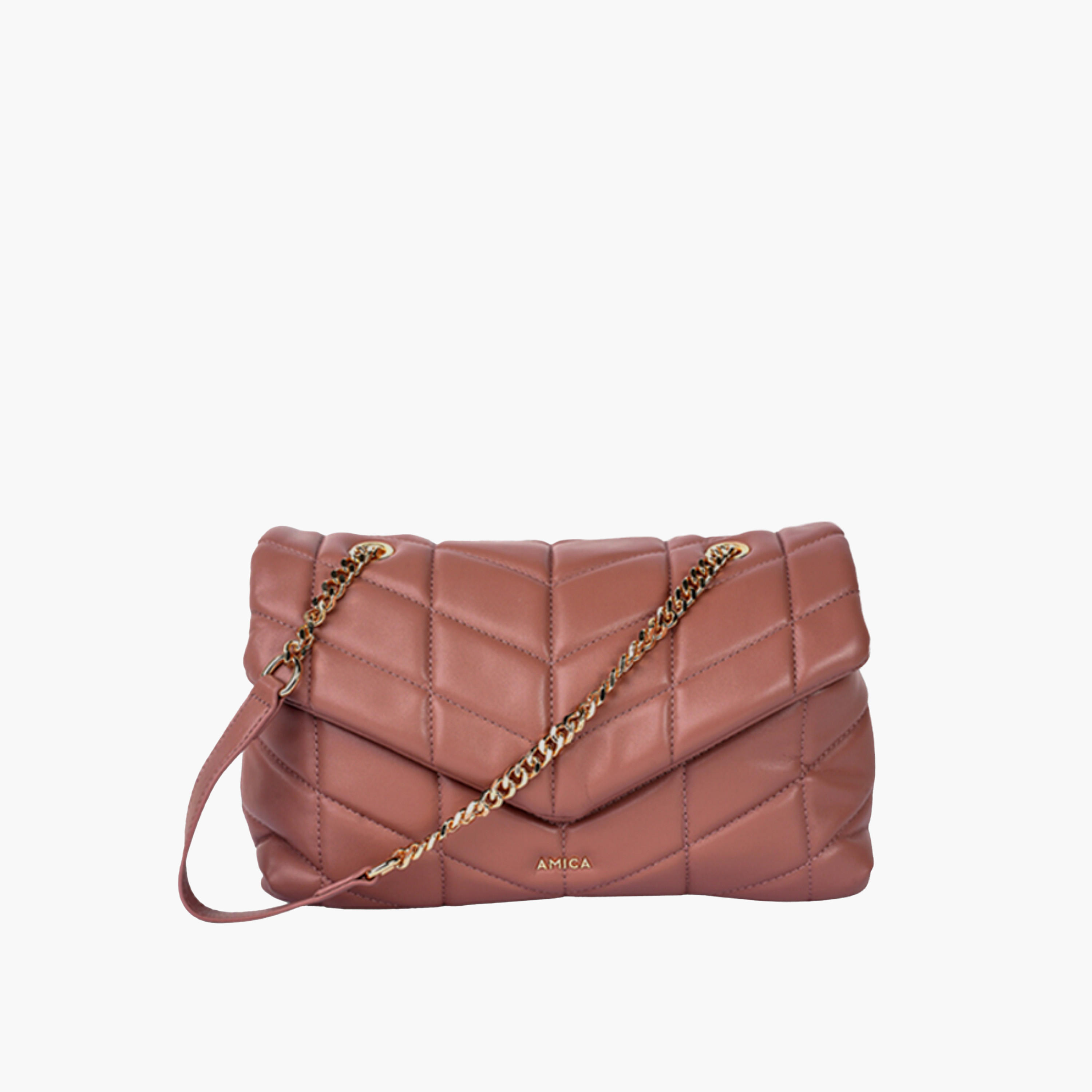 AMICA Quilted Puffer Shoulder Bag with Chain-women-bagsandwallets-handbags-image-19