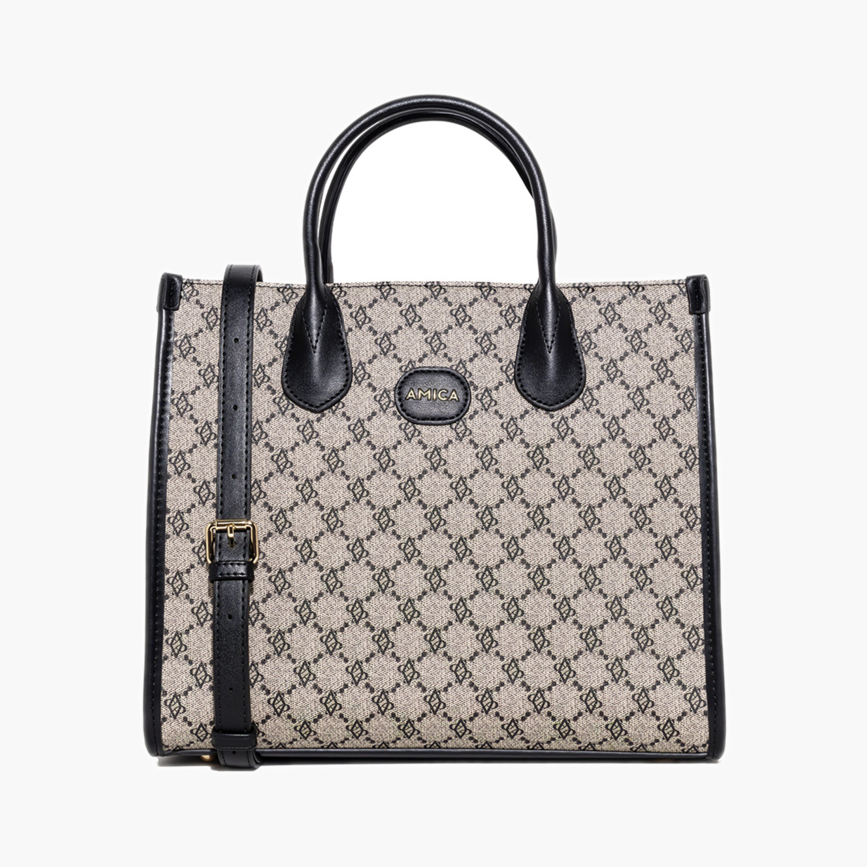 AMICA Monogram Canvas Tote Bag-women-bagsandwallets-handbags-image-1