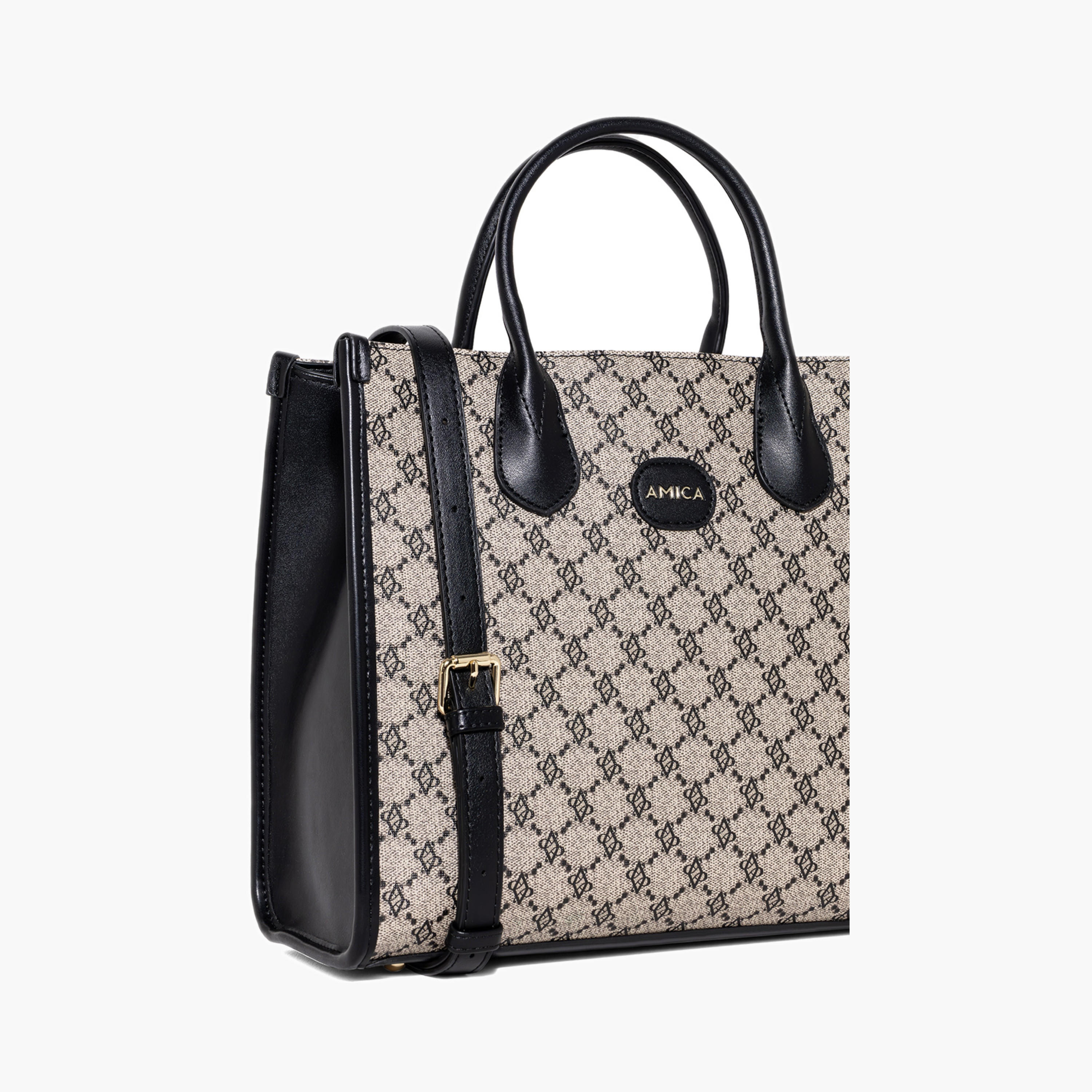 AMICA Monogram Canvas Tote Bag-women-bagsandwallets-handbags-image-5