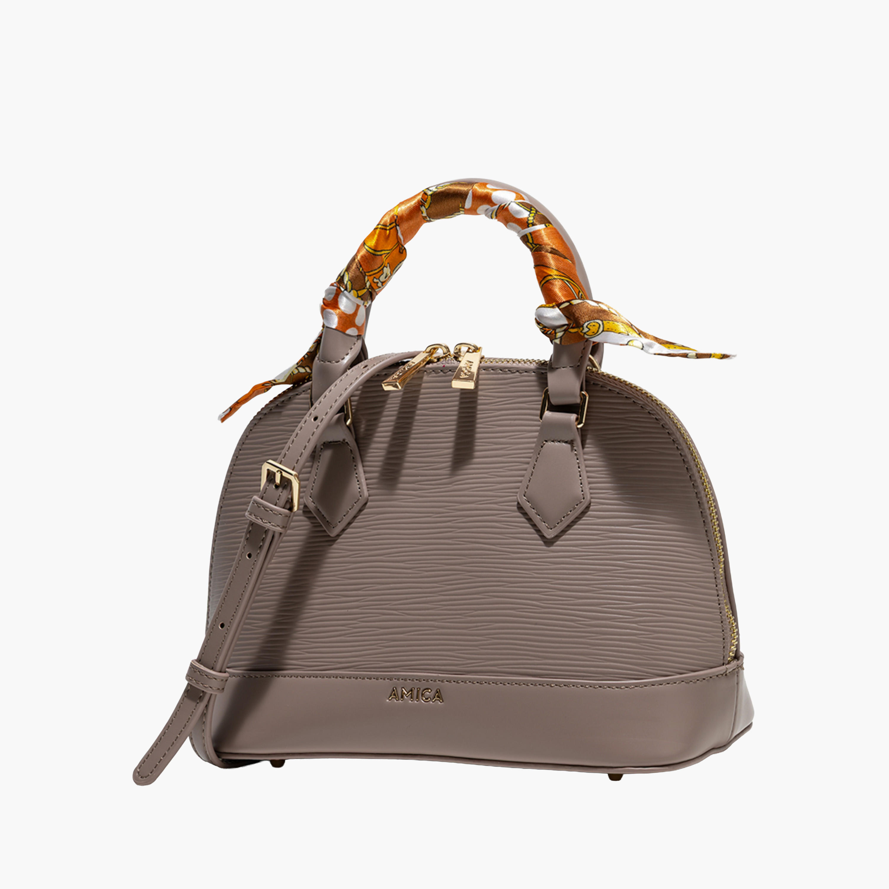 AMICA Textured Dome Bag Scarf Detail-women-bagsandwallets-handbags-image-16