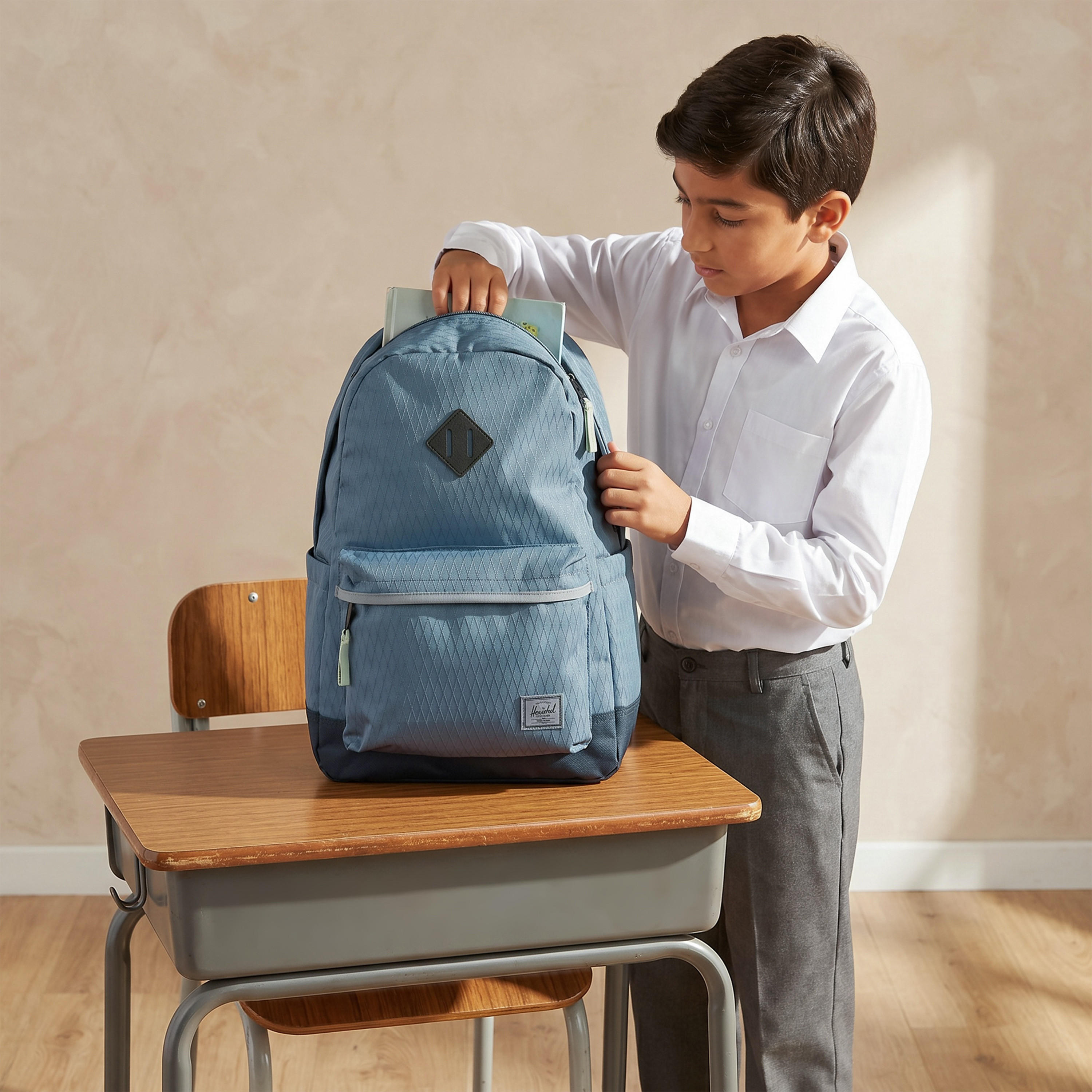 Herschel Supply Co Herschel Heritage� Backpack-24L-Blue - 46X31X16.5-school-bagsandbackpacks-backpacks-image-2