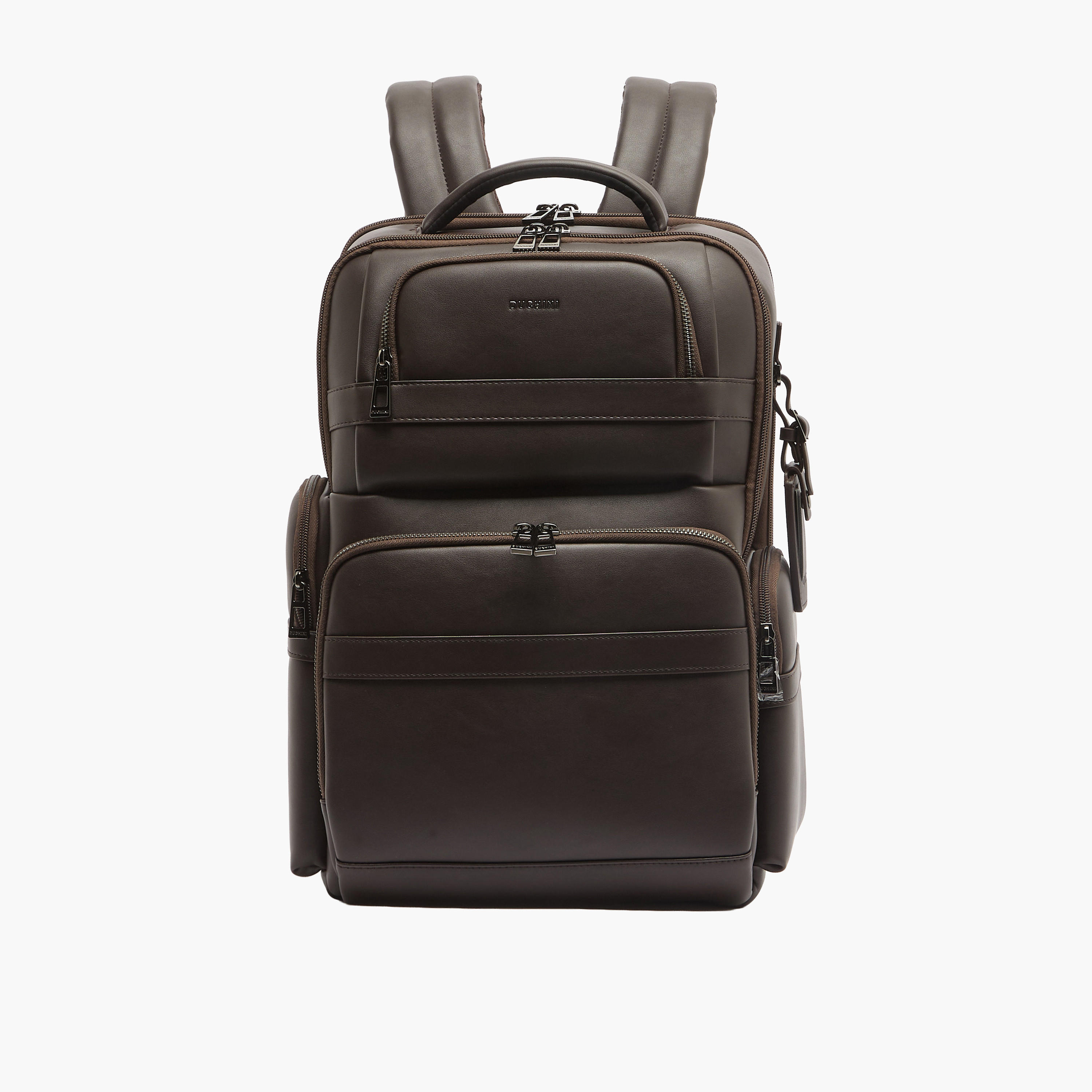 Duchini Solid Backpack with Adjustable Straps and Zip Closure - 31x43x17 cm-travel-luggagesandbags-backpacks-image-1