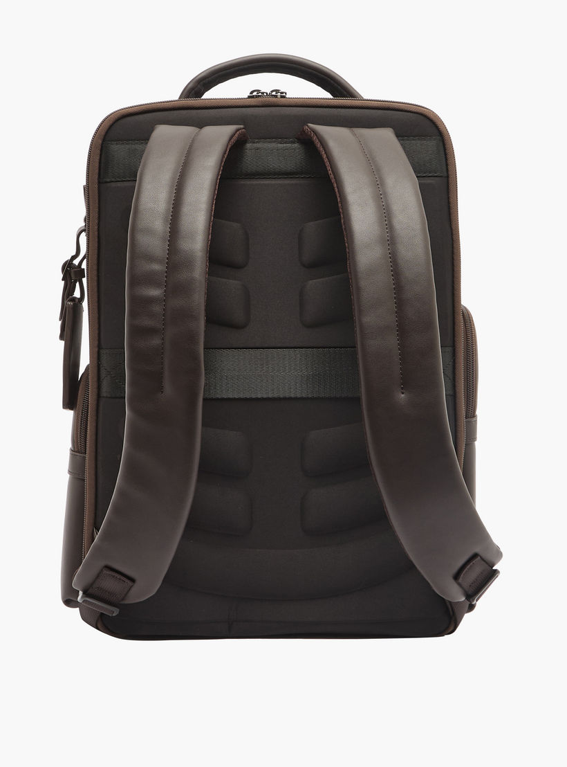 Duchini Solid Backpack with Adjustable Straps and Zip Closure - 31x43x17 cm-travel-luggagesandbags-backpacks-image-3